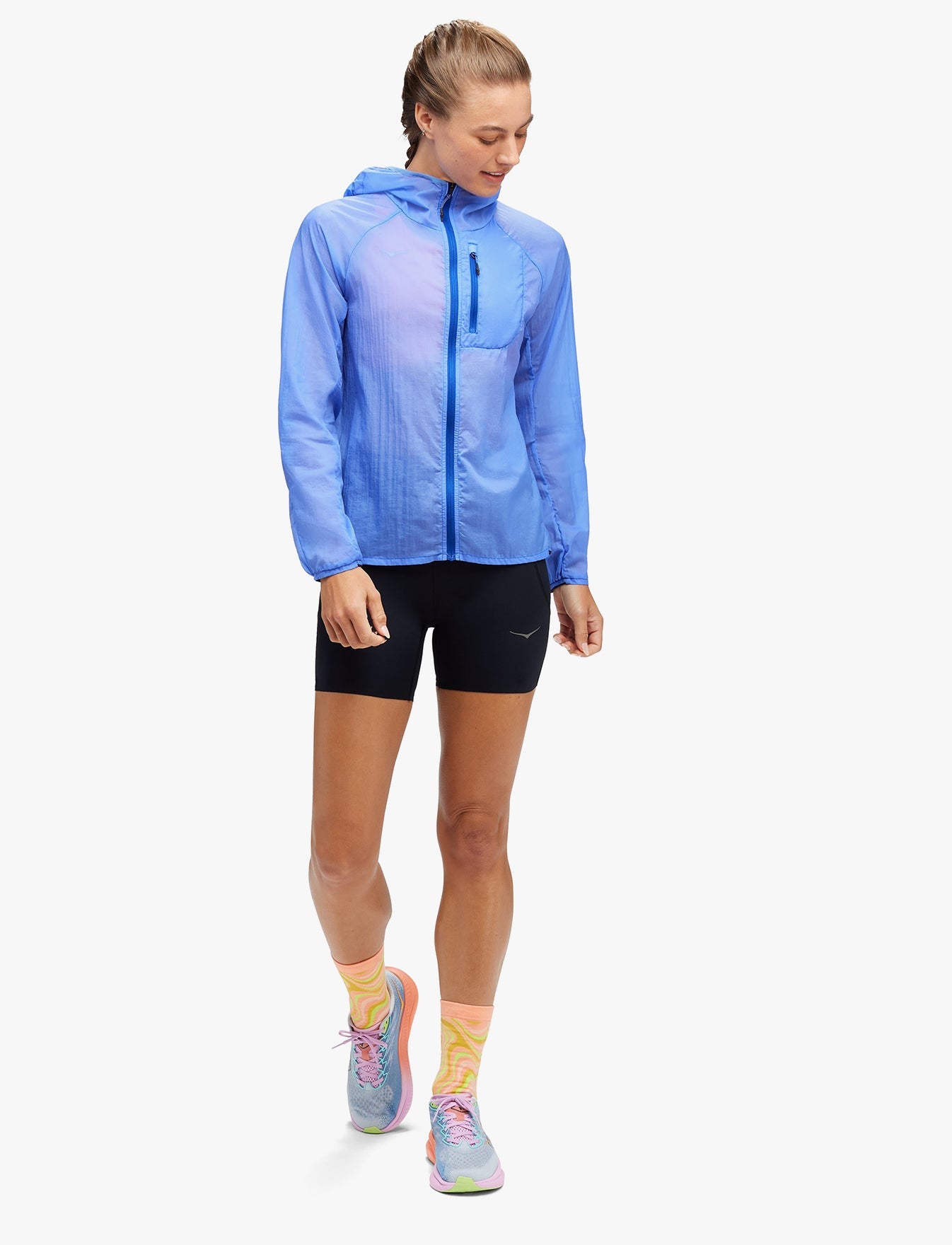 מעיל רוח סקייפלואו לנשים - W SKYFLOW JACKET בצבע תכלת