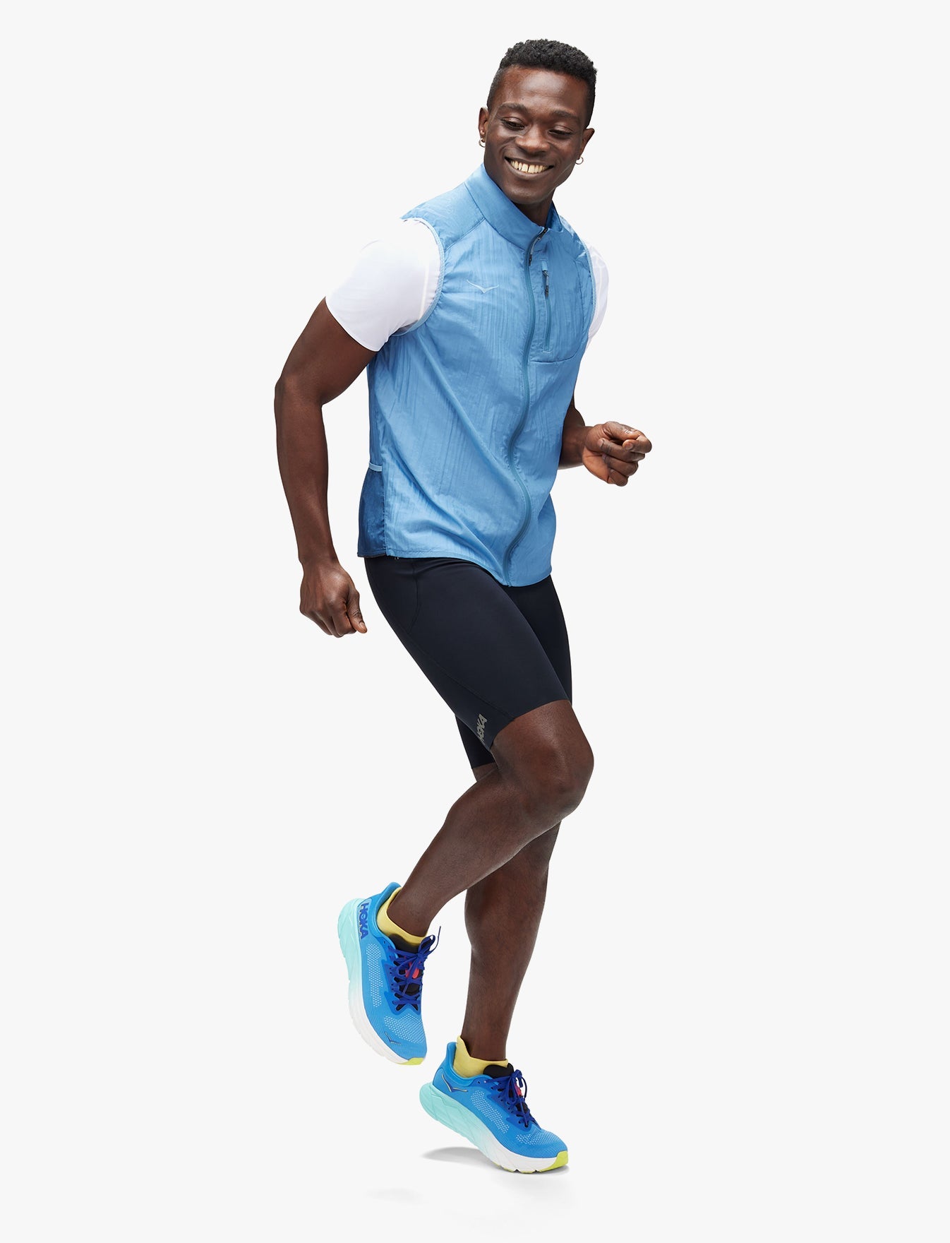 וסט ריצה לגברים סקייפלואו - M SKYFLOW VEST בצבע כחול