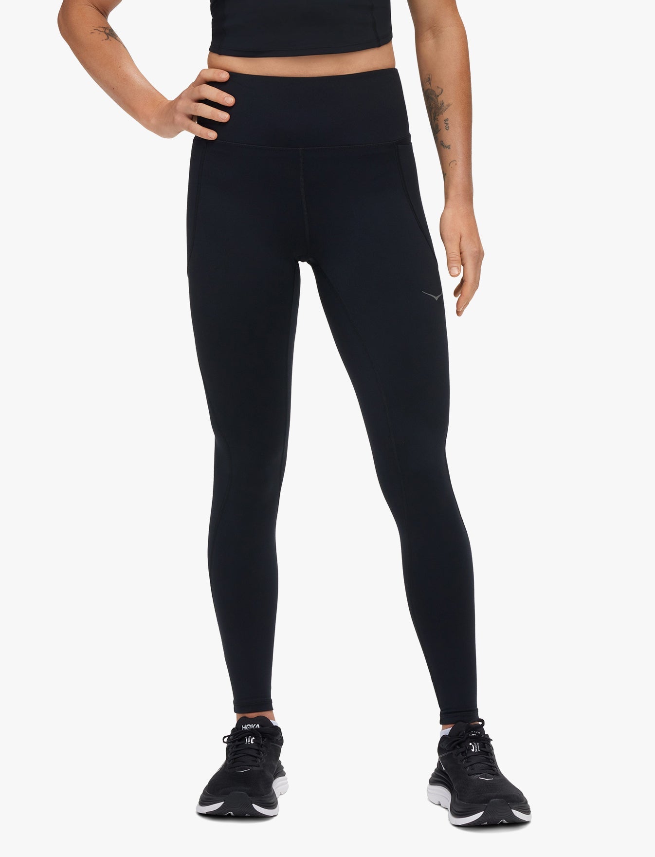 W ELARO KNIT TIGHT 27" - טייטס נשים ארוך אלארו 27 אינצ' או 68.5 ס"מ בצבע שחור