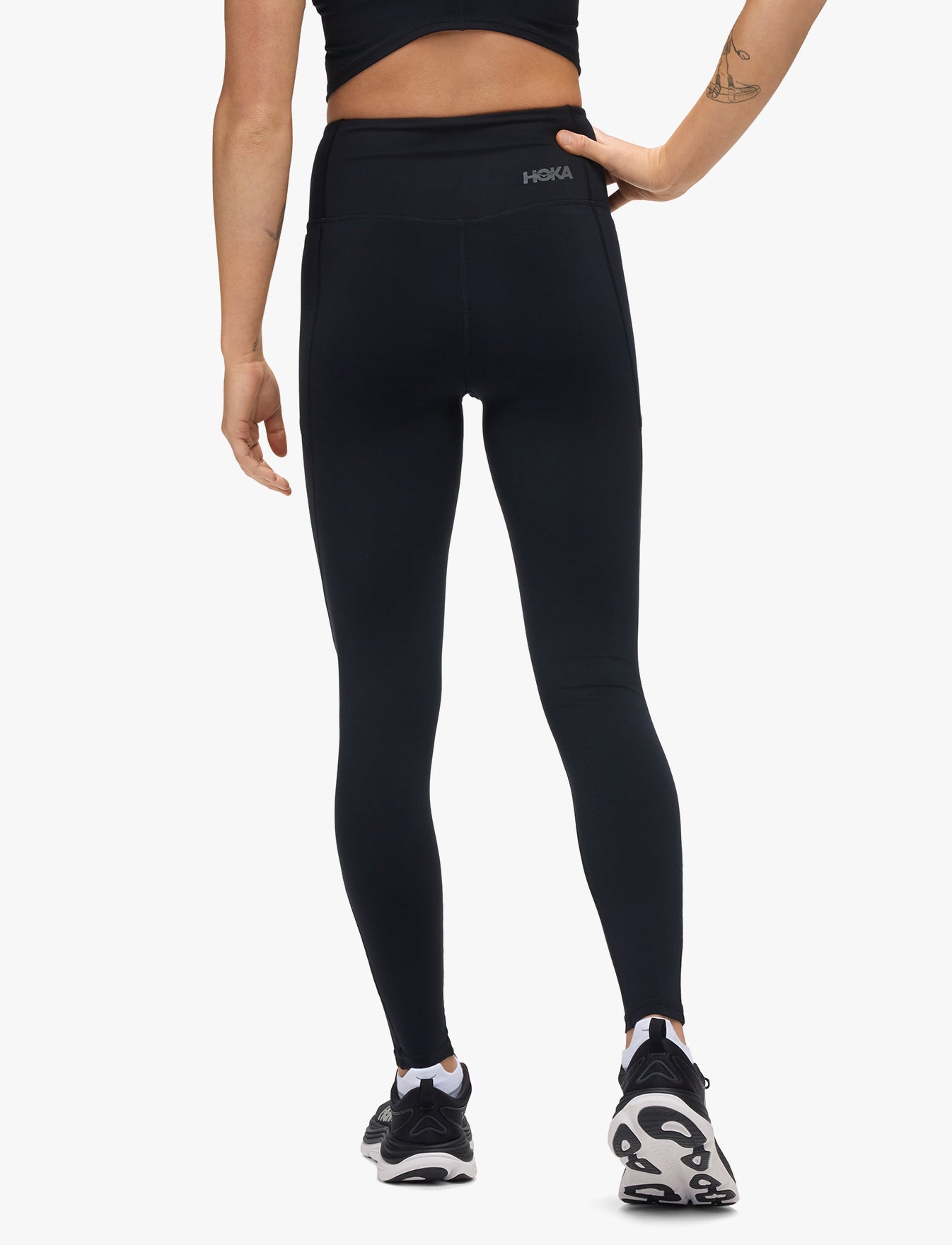 W ELARO KNIT TIGHT 27" - טייטס נשים ארוך אלארו 27 אינצ' או 68.5 ס"מ בצבע שחור