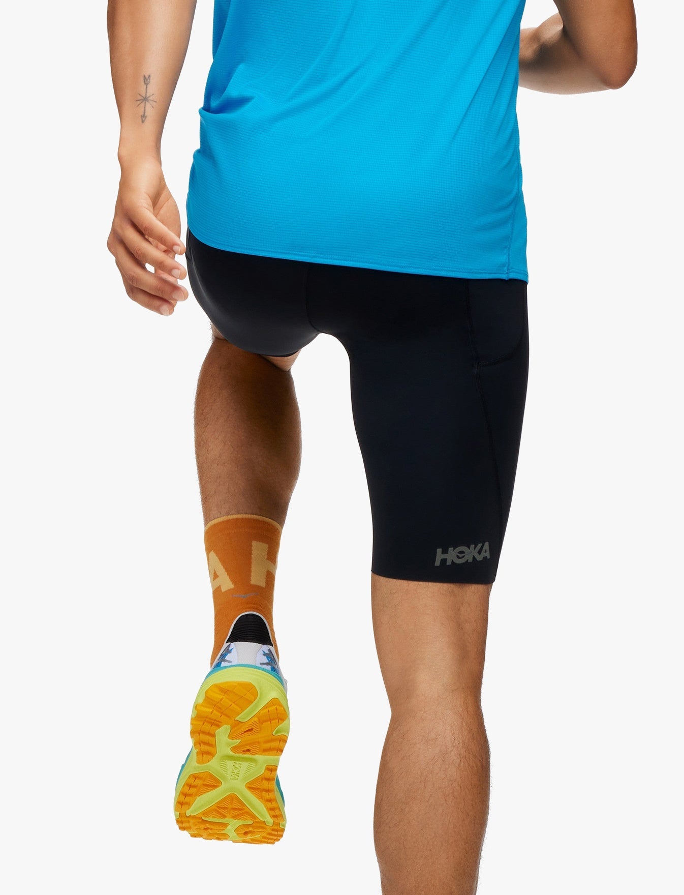 NOVAFLY HALF TIGHT – טייצ גברים קצר  נובה פליי בצבע שחור