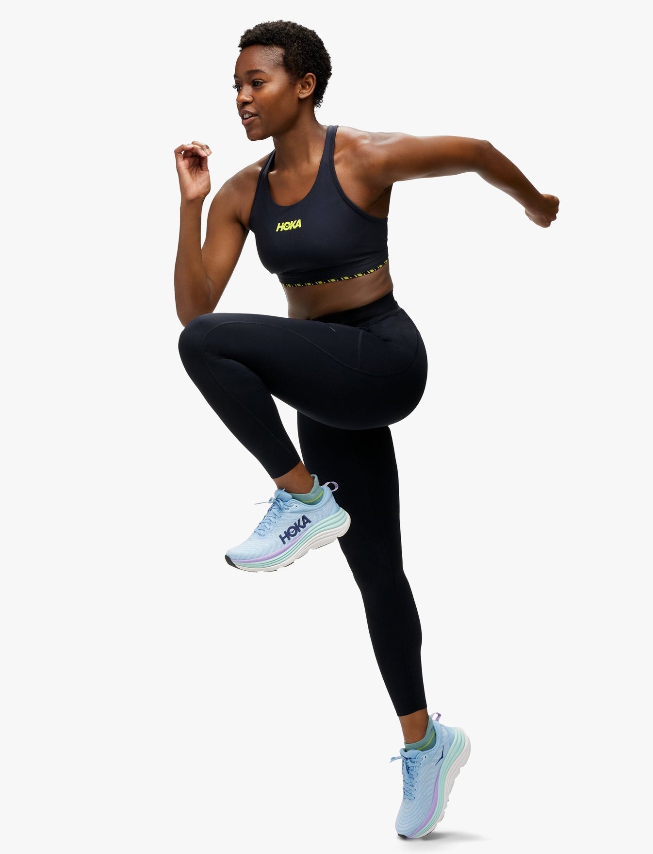 NOVAFLY RUN TIGHT 25" - טייצ נשים ארוך נובה פליי  25 אינצ' או 63.5 ס"מ בצבע שחור