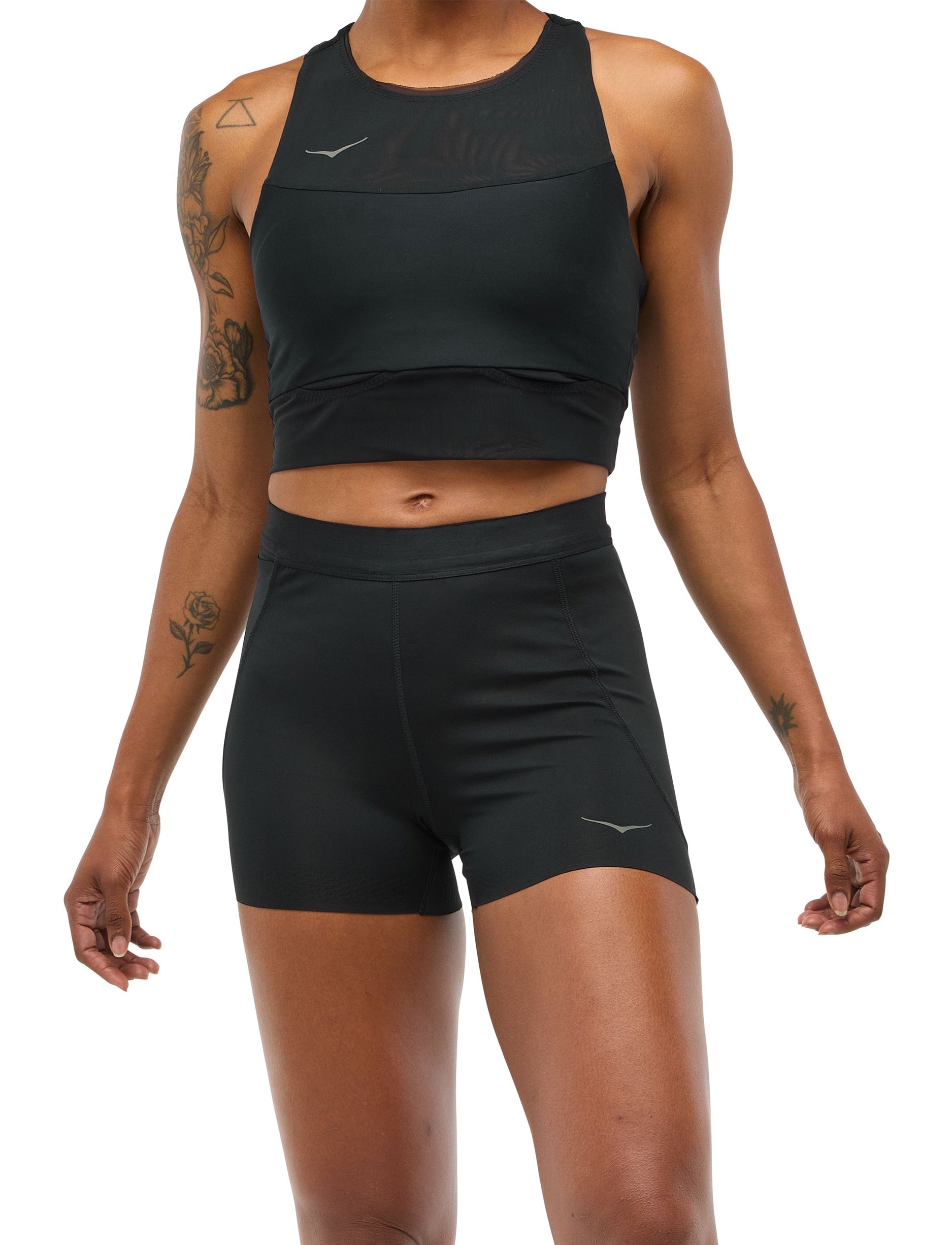 HOKA Novafly 3'' Knit Short - מכנסי ריצה והליכה לנשים נובה פליי בצבע שחור