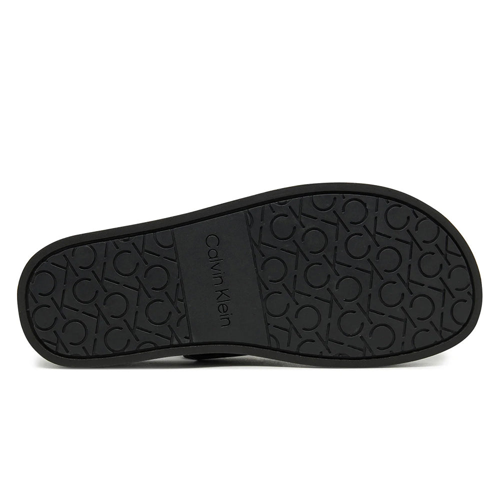 סנדלי עור קלווין קליין Flat Adj Eyelet נשים