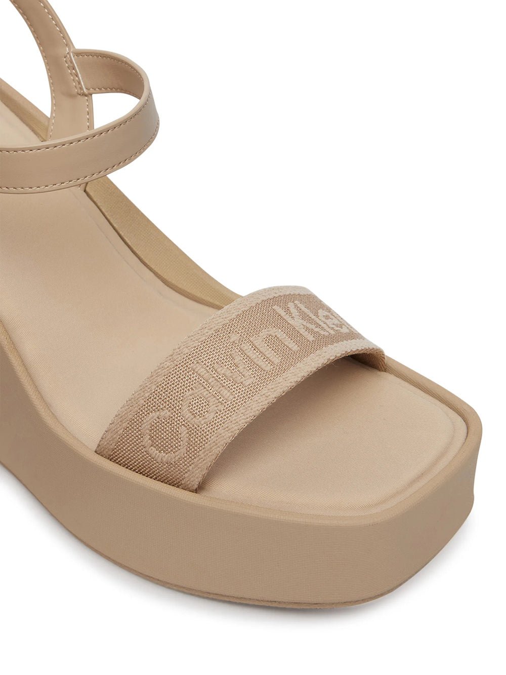 סנדלי קלווין קליין Melia - Logo Platform Wedge נשים