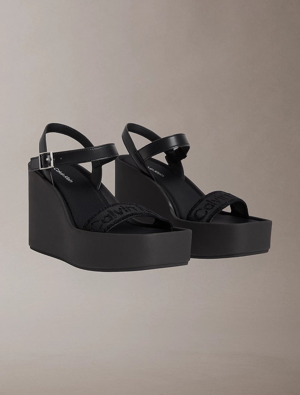 סנדלי קלווין קליין Melia - Logo Platform Wedge נשים