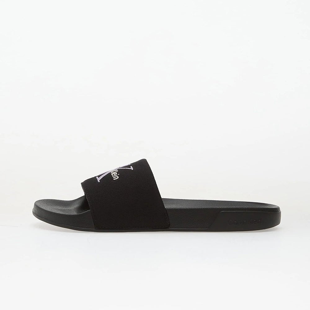 כפכפי קלווין קליין Canvas Contoured Logo Sliders נשים