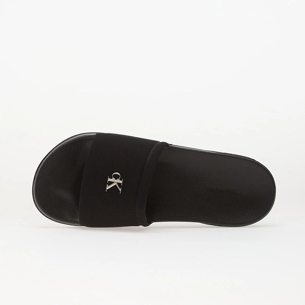 כפכפי קלווין קליין Canvas Signature Logo Sliders נשים