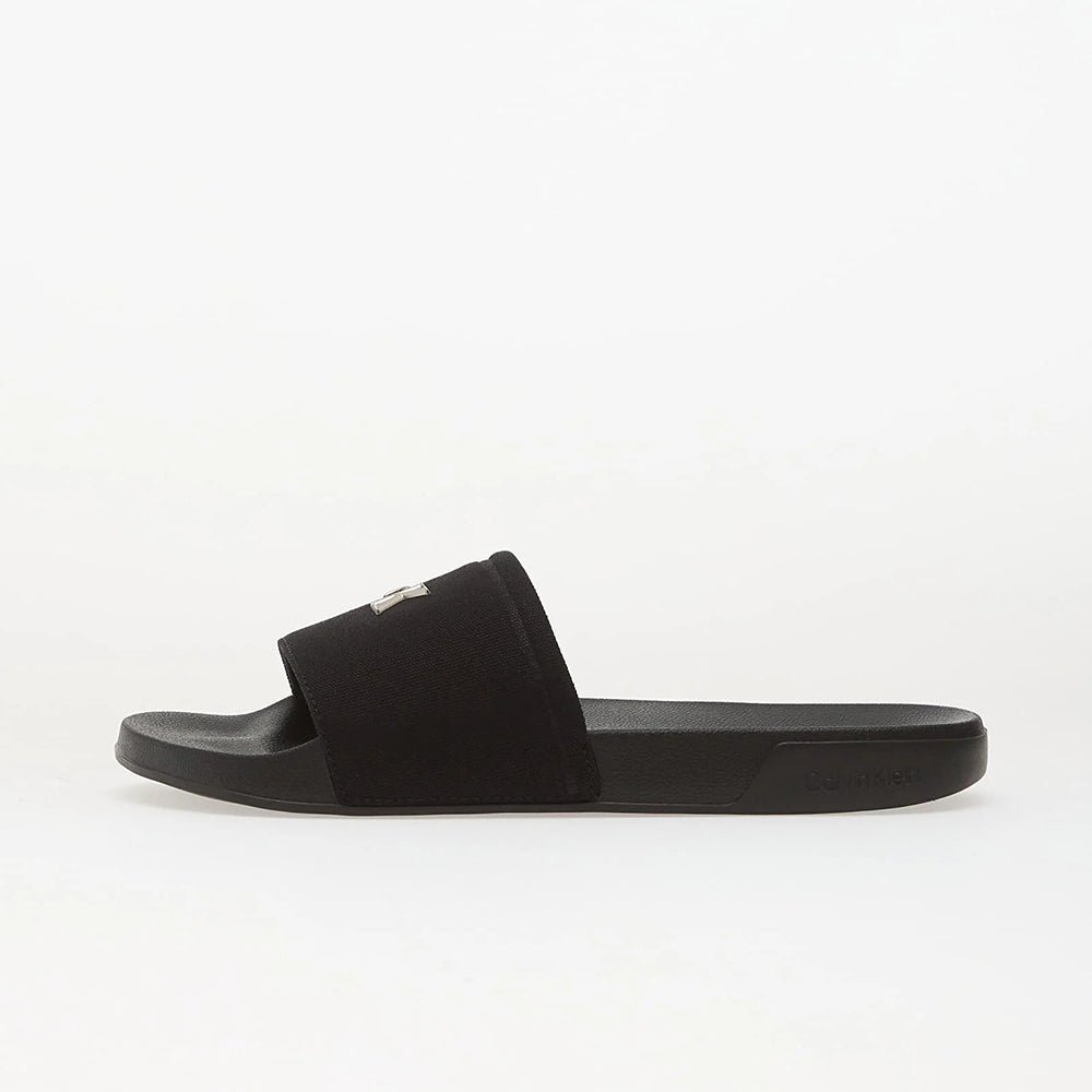 כפכפי קלווין קליין Canvas Signature Logo Sliders נשים