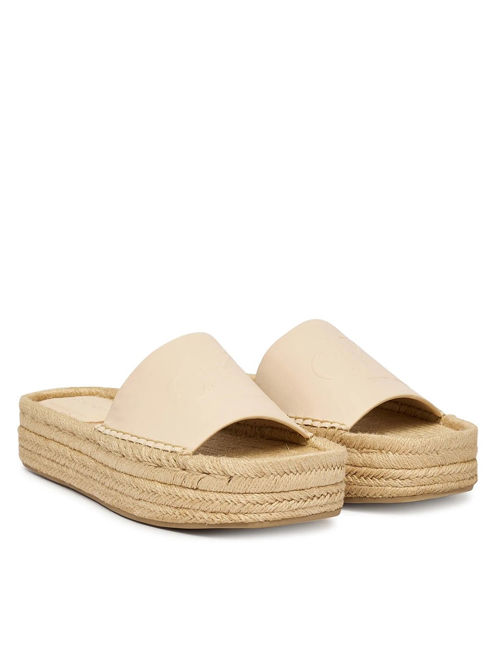 כפכפי קלווין קליין Platform Espadrille Sliders נשים