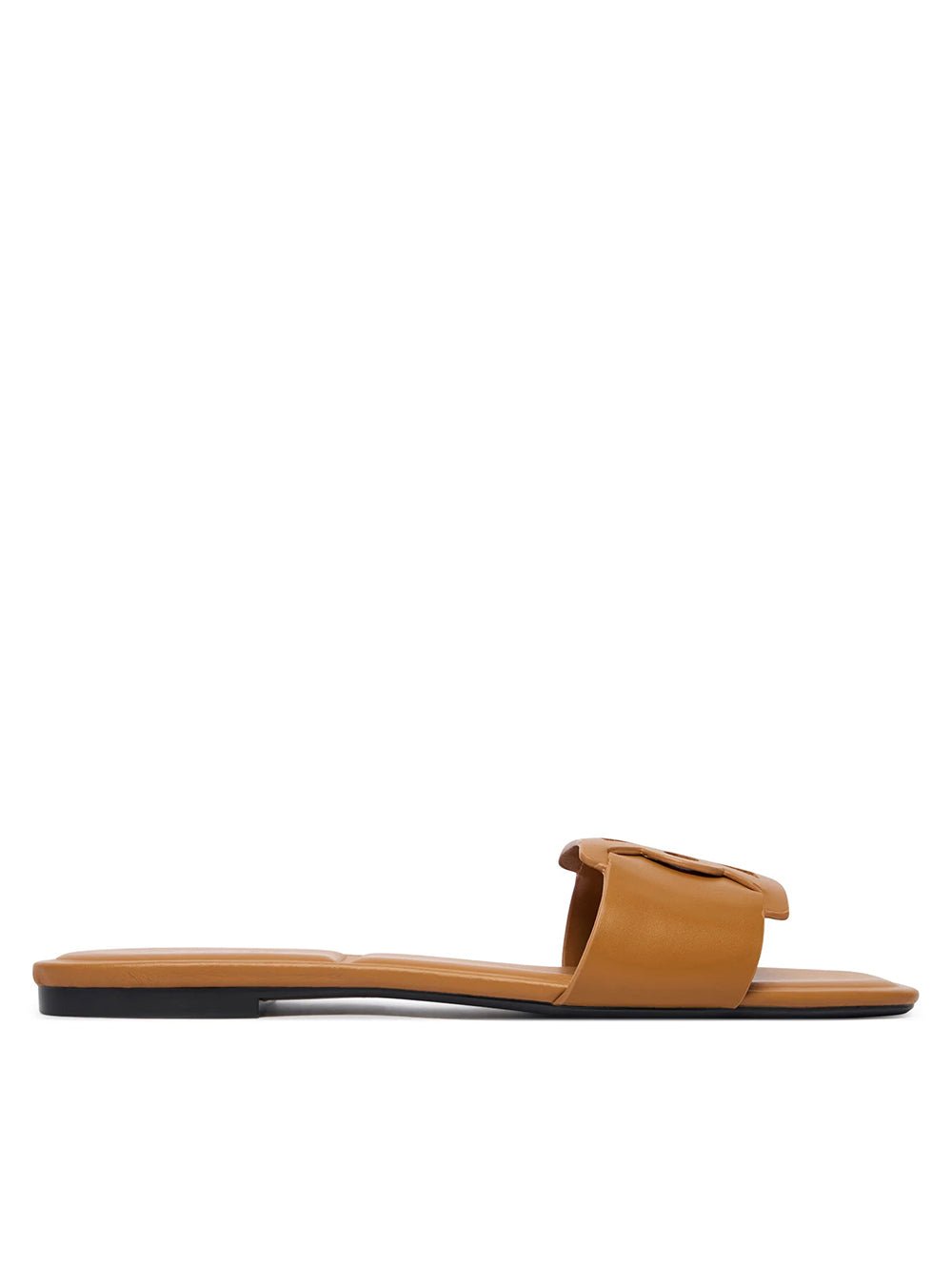 כפכפי קלווין קליין Provence - Leather Square Toe Flat נשים