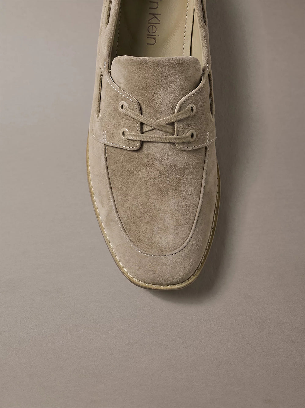 נעלי קלווין קליין Ess Boatshoe Suede נשים