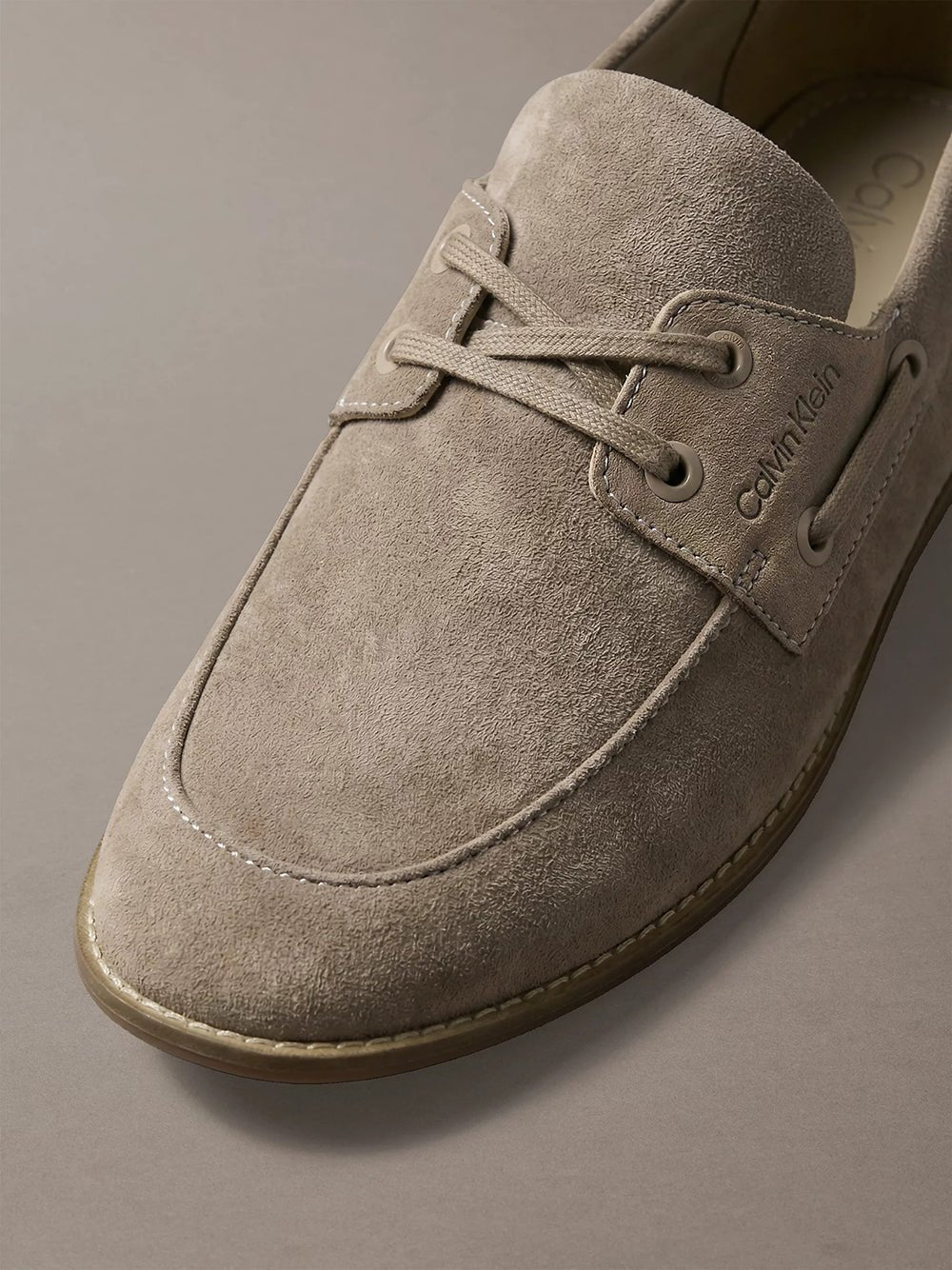 נעלי קלווין קליין Ess Boatshoe Suede נשים