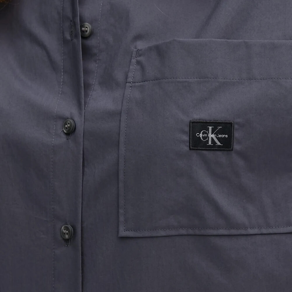 חולצה מכופתרת קלווין קליין Woven Label Relaxed נשים