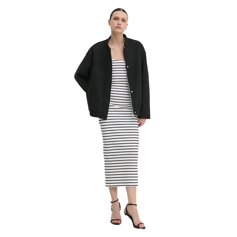 שמלה קלווין קליין Striped Woven Label נשים