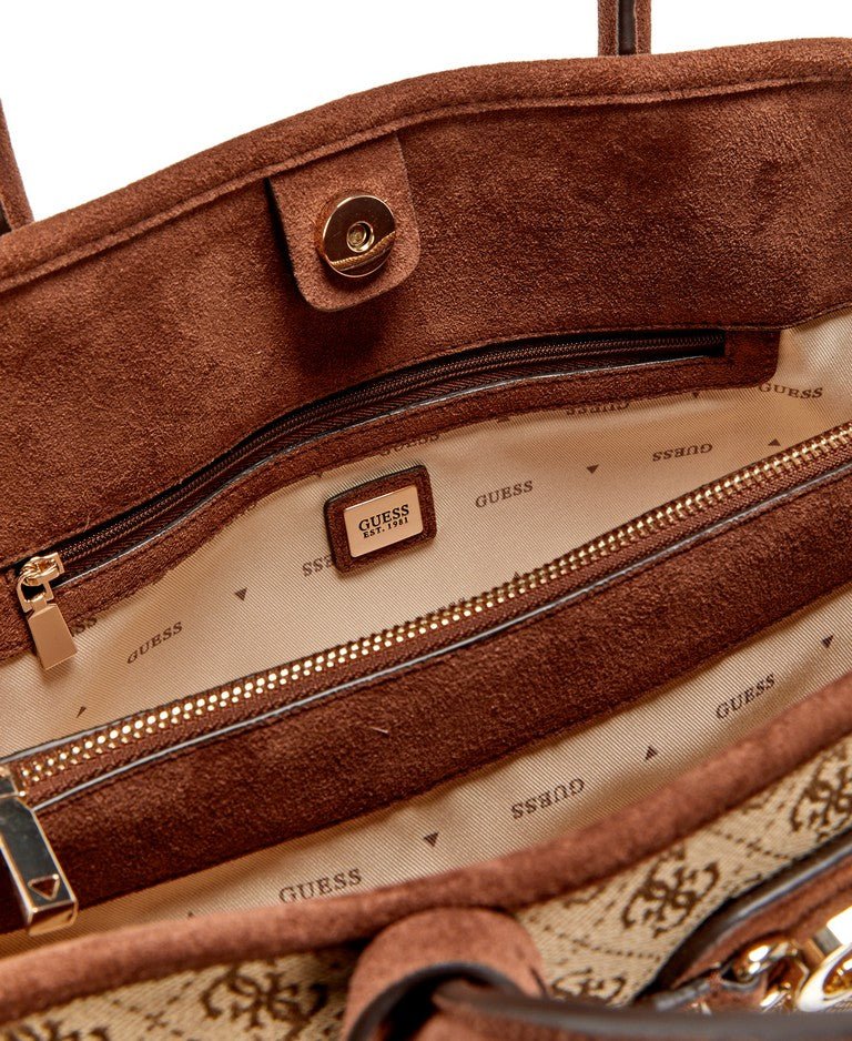 תיק Guess Samantha Girlfriend Satchel נשים - gus-JG231306-LGW-One-Size