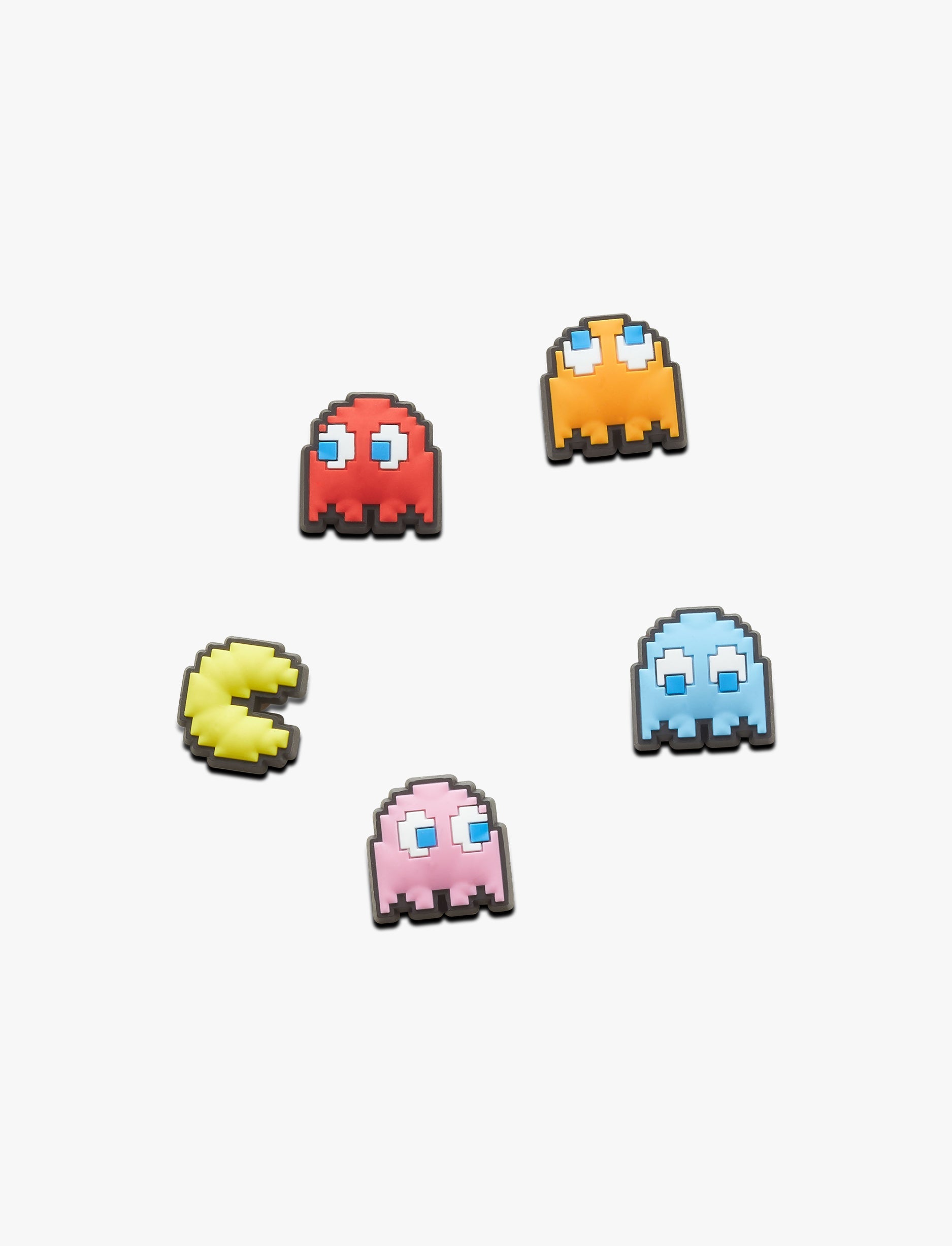 Crocs Jibbitz charms Pac Man  - מארז 5 ג'יביטים קרוקס