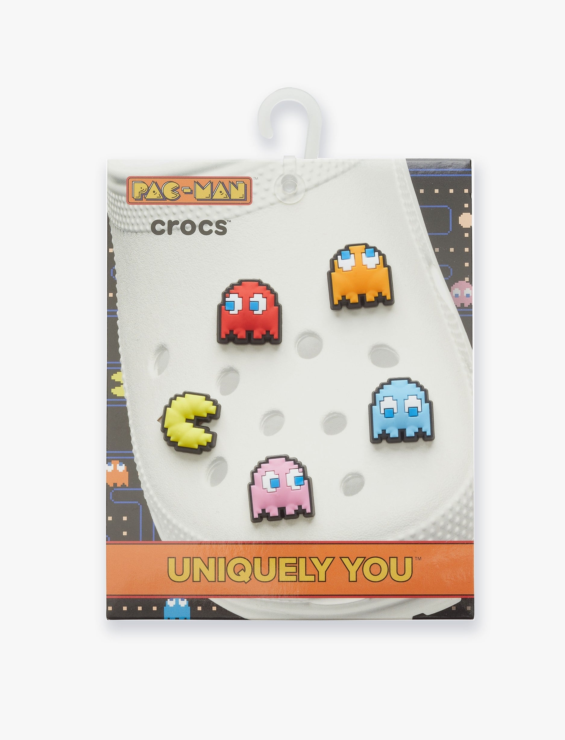 Crocs Jibbitz charms Pac Man  - מארז 5 ג'יביטים קרוקס