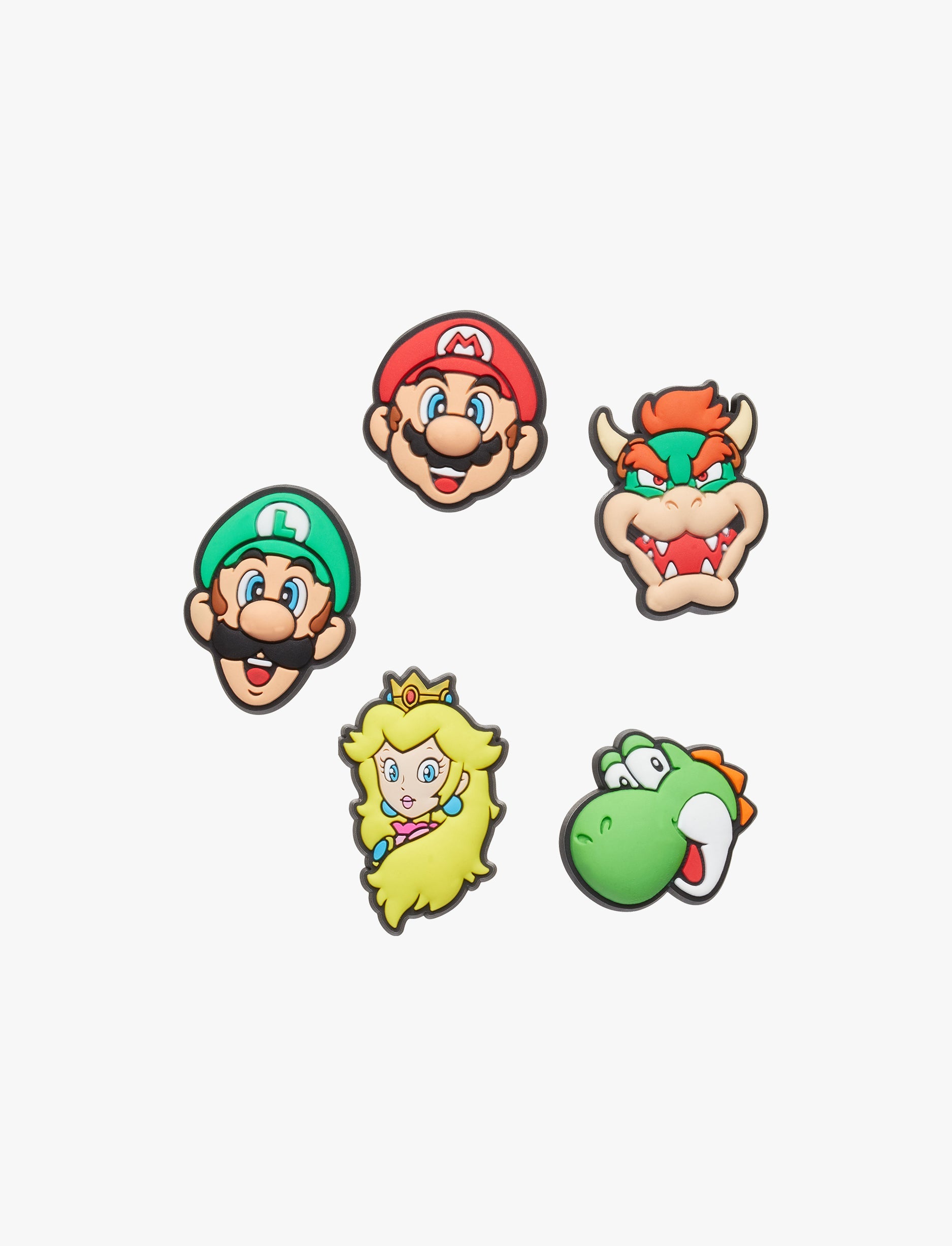 Crocs Jibbitz charms Super Mario - מארז 5 ג'יביטים קרוקס
