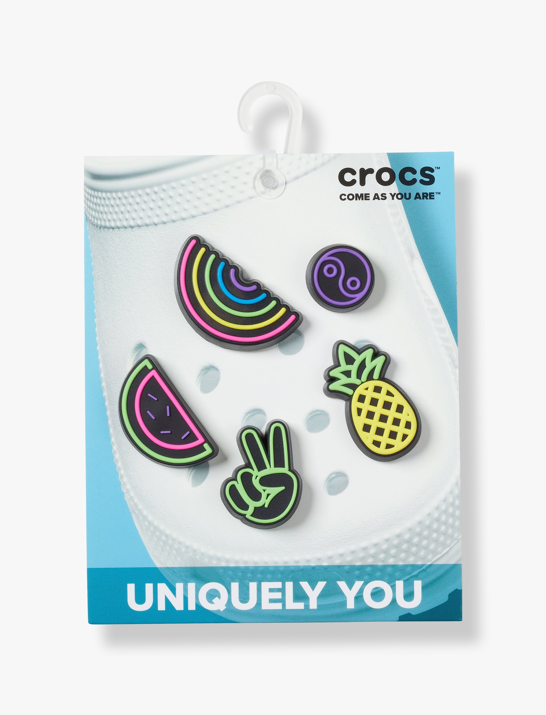 Crocs Jibbitz Lights Up Fun - מארז 5 ג'יביטים קרוקס