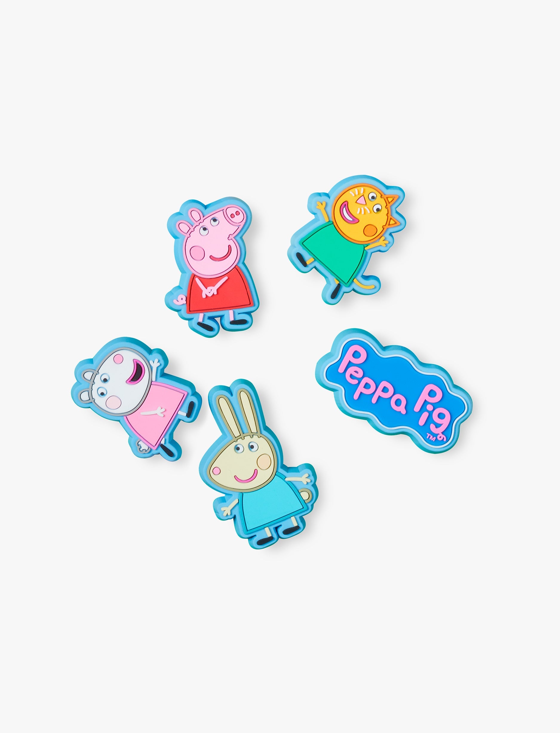Crocs Jibbitz Peppa Pig  - מארז 5 ג'יביטים קרוקס