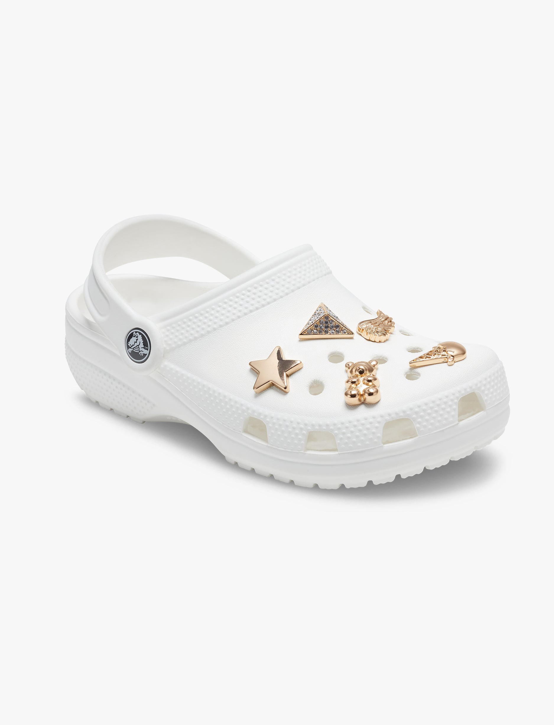 Crocs Jibbitz charms Gold Icons - מארז 5 ג'יביטים קרוקס
