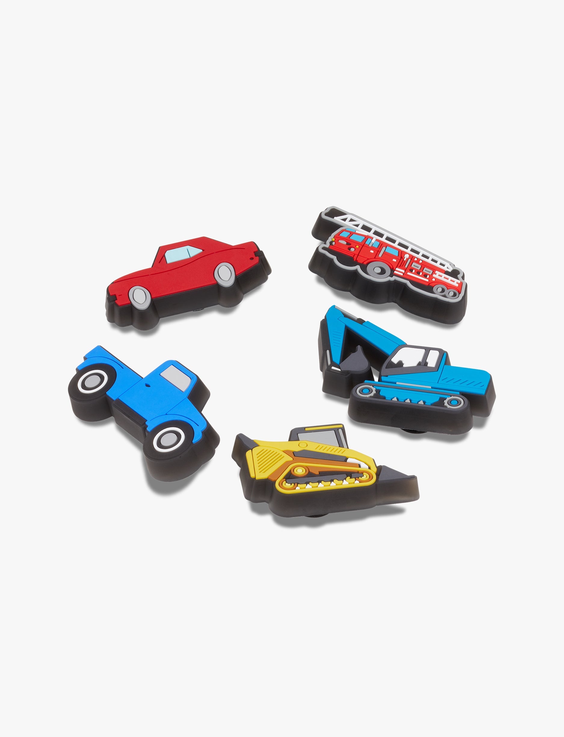 Crocs Jibbitz charms Lights Up CarsTrucks -  מארז 5 ג'יביטים קרוקס עם אורות