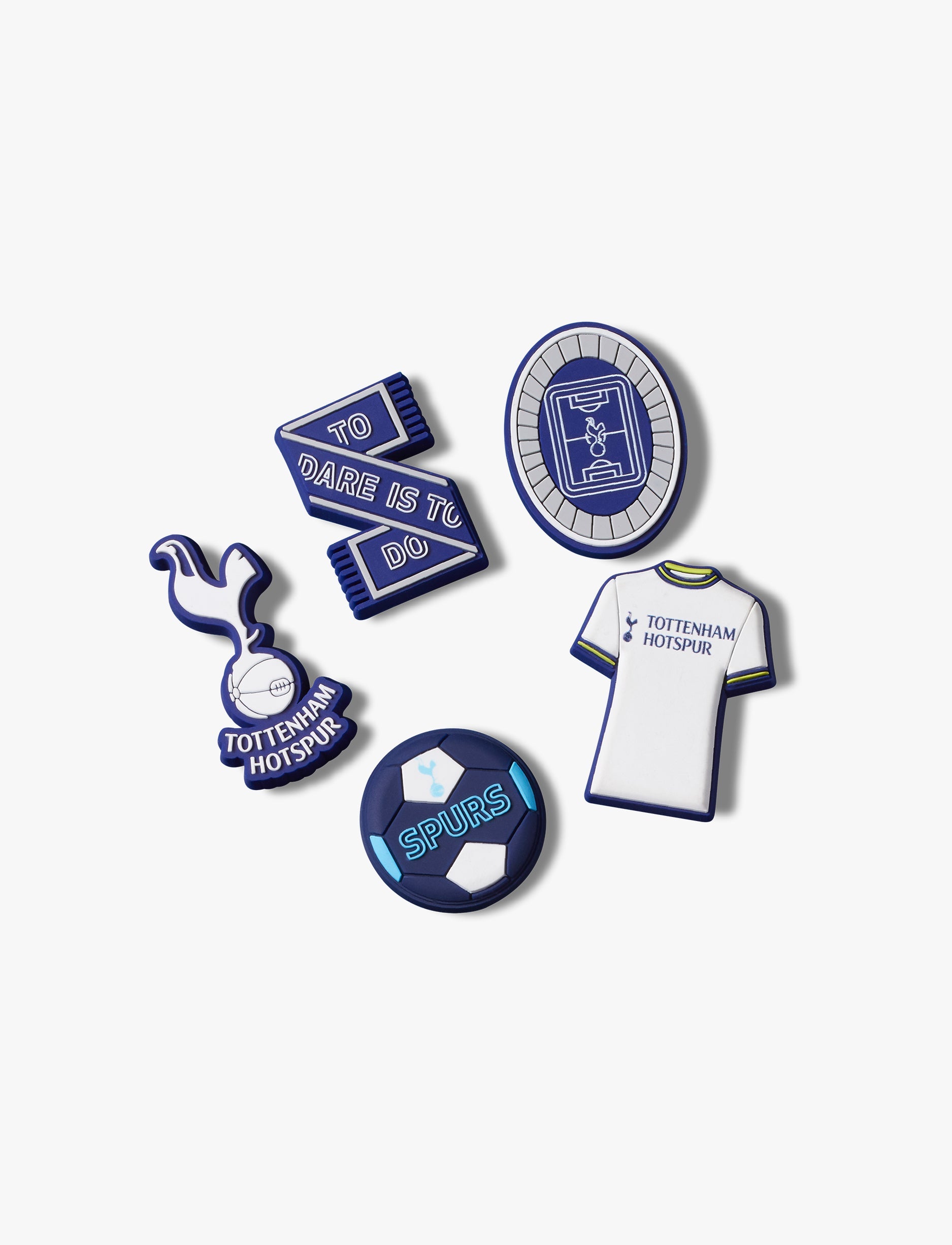 Crocs Jibbitz Tottenham - מארז 5 ג'יביטים קרוקס