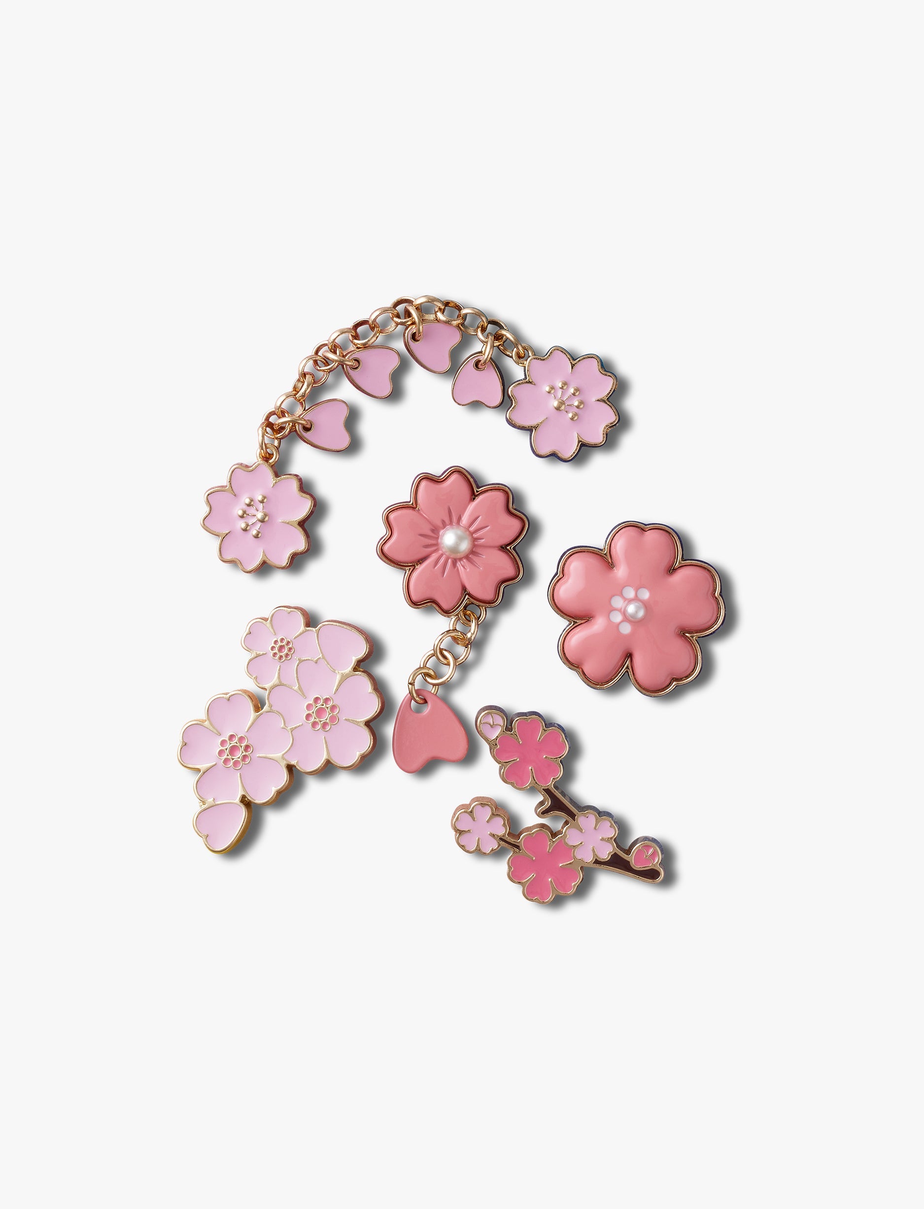 Crocs Blooming Cherry Blossom - מארז 5 ג'יביטים קרוקס