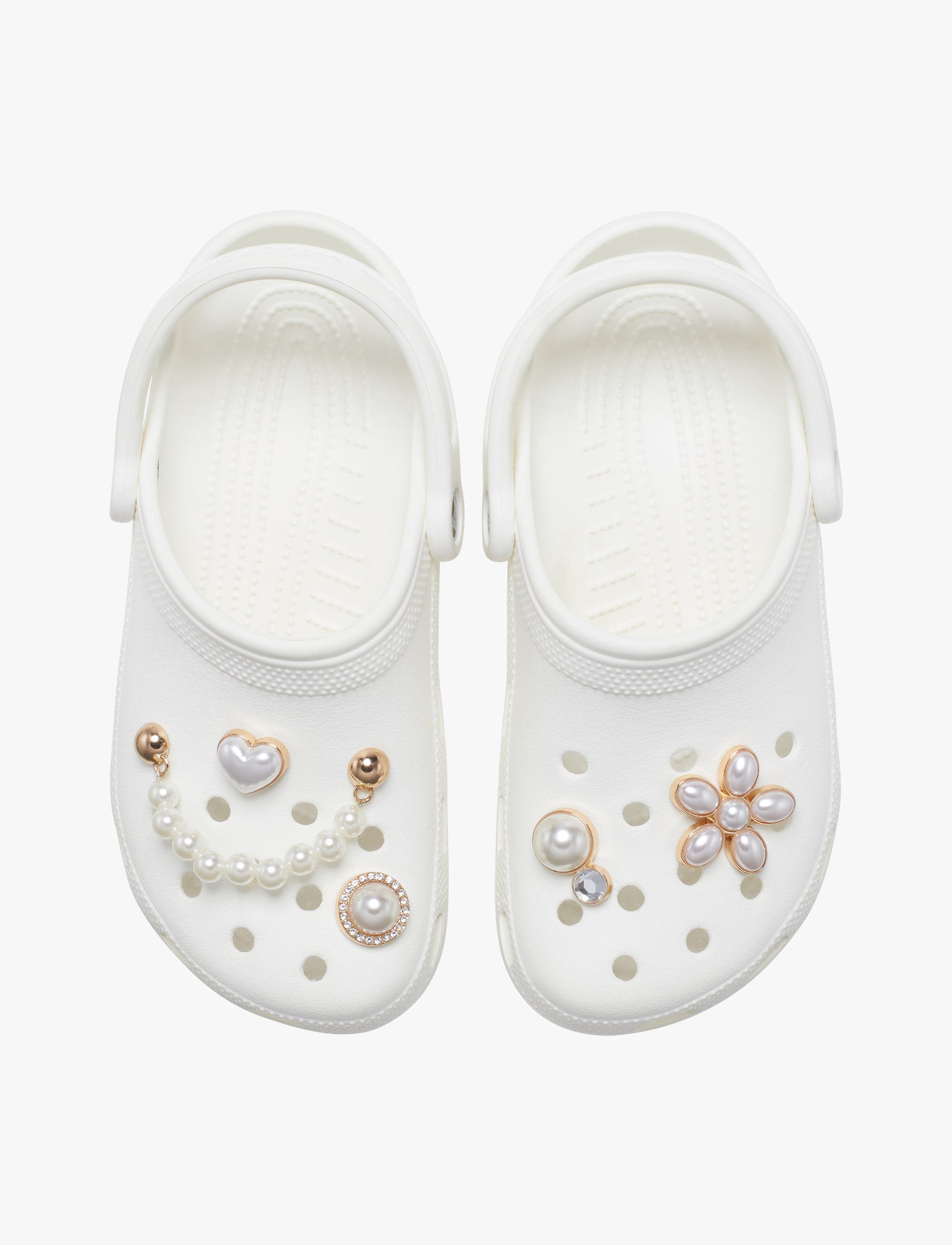 Crocs Jibbitz Dainty Pearl Jewelry - מארז 5 ג'יביטים קרוקס