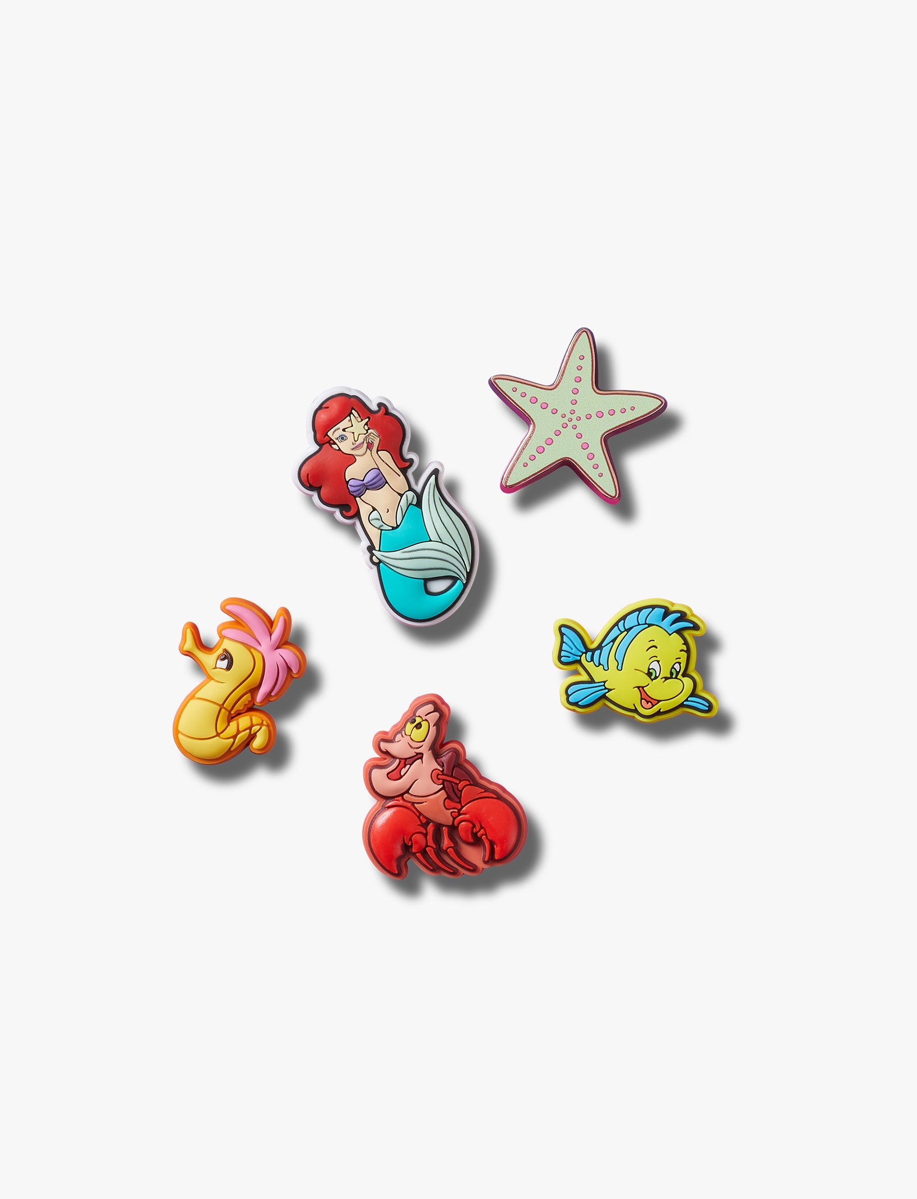 Crocs Jibbitz Princess Ariel  - מארז 5 ג'יביטים קרוקס
