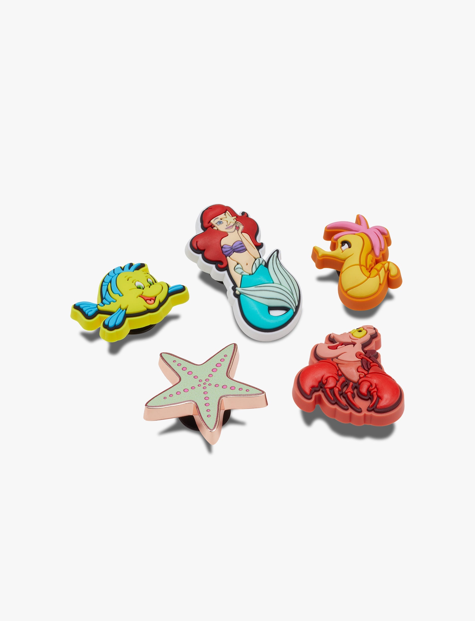 Crocs Jibbitz Princess Ariel  - מארז 5 ג'יביטים קרוקס