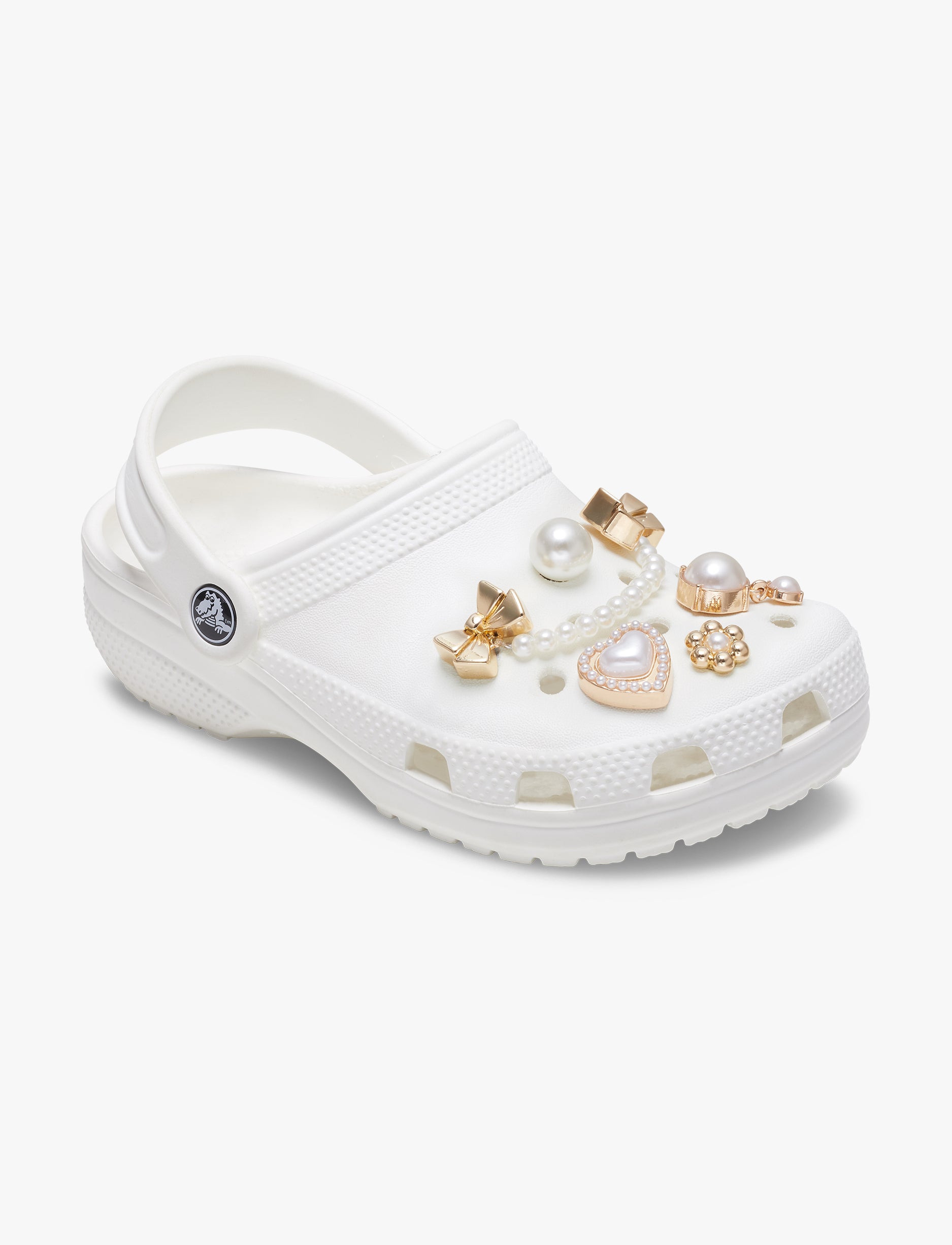 Crocs Pearly Gold - מארז 5 ג'יביטים קרוקס