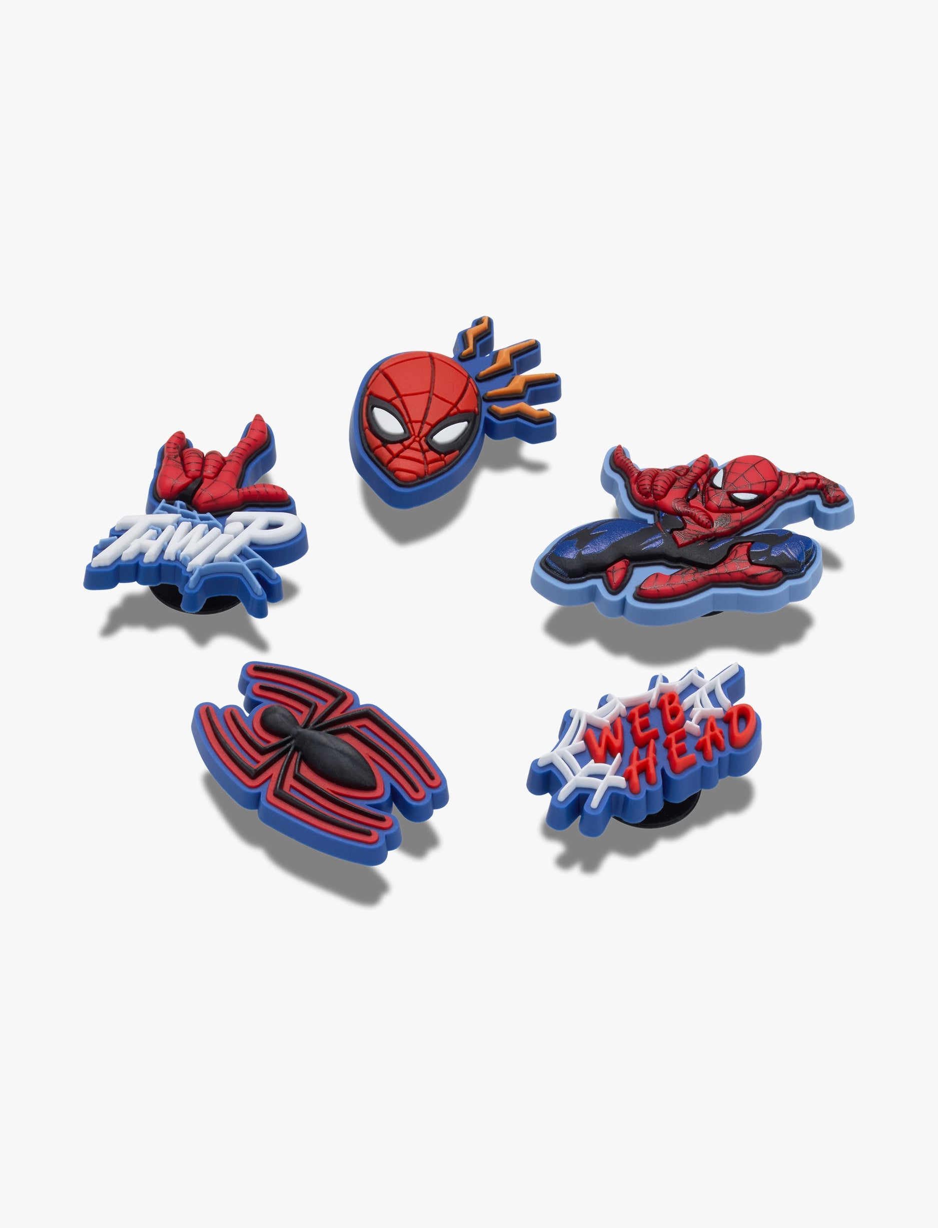 Crocs Jibbitz Spidermna - מארז 5 ג'יביטים קרוקס