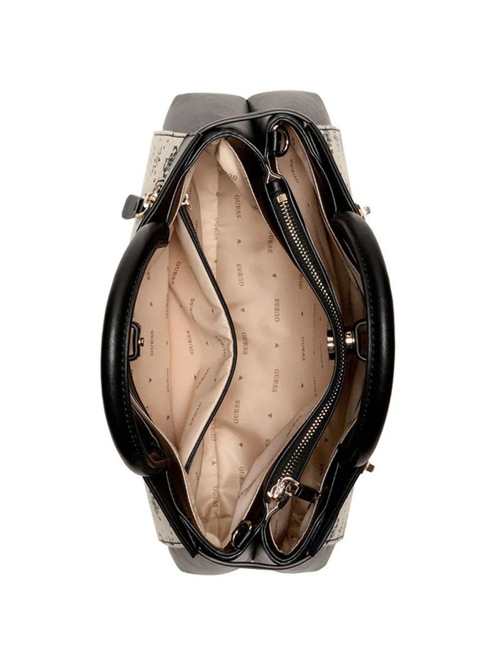 תיק Guess Melinda Logo Tri Comp Satchel נשים