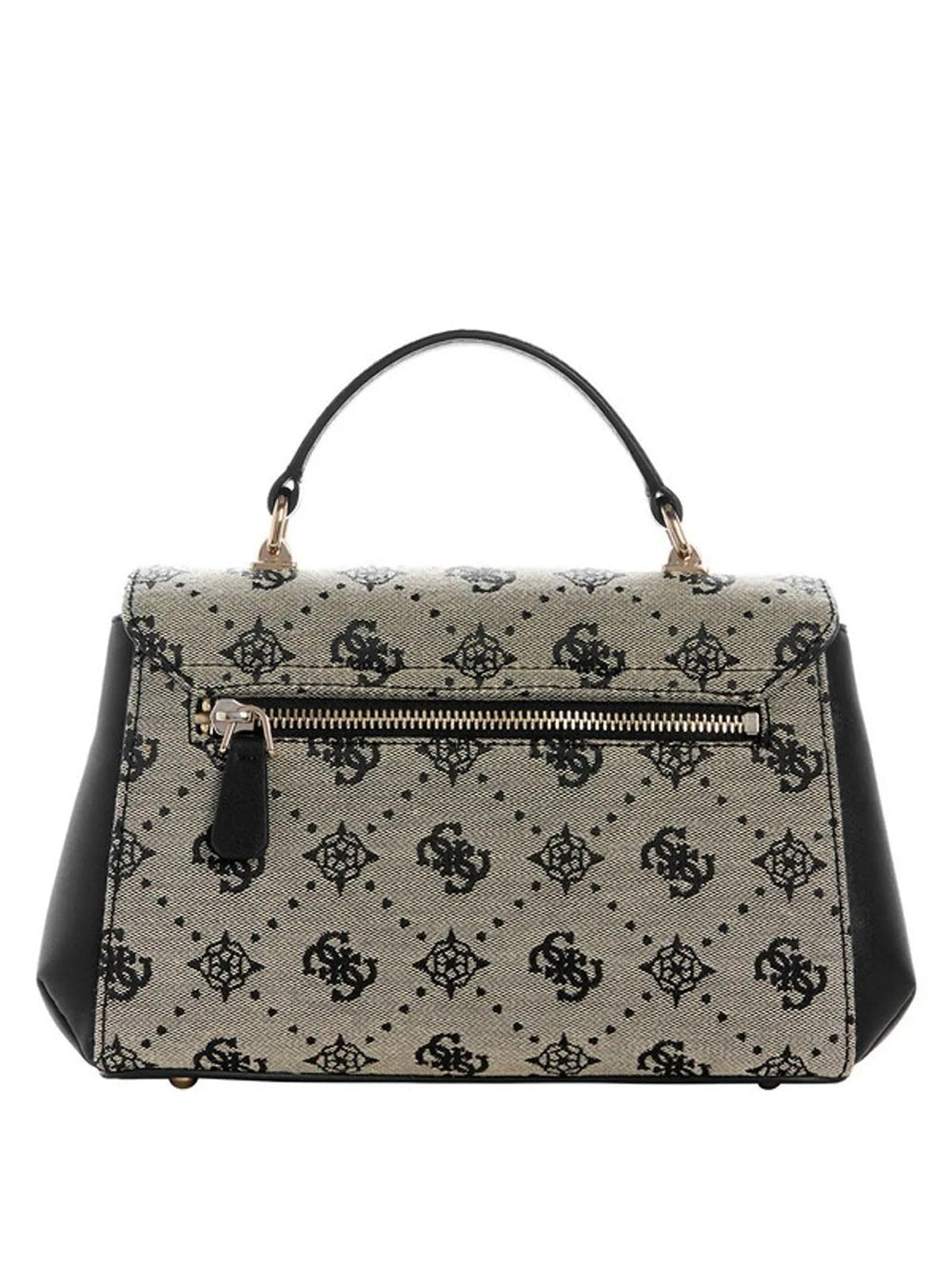 תיק Guess Melinda Logo Top Handle Flap נשים