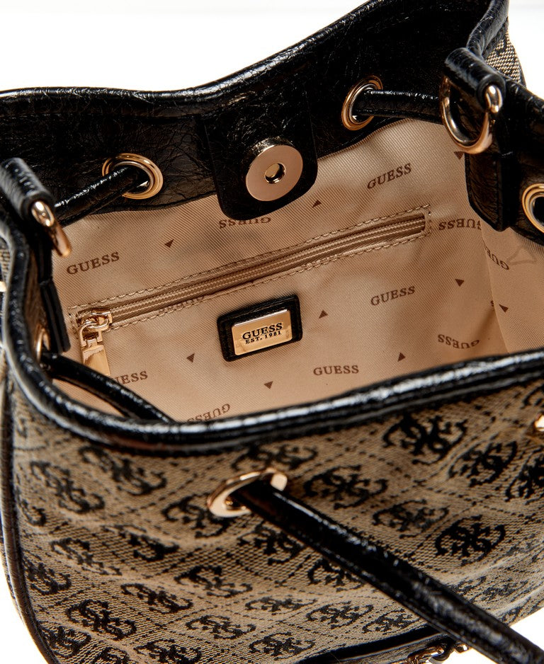 תיק Guess Samantha Mini Drwstrng Bucket נשים