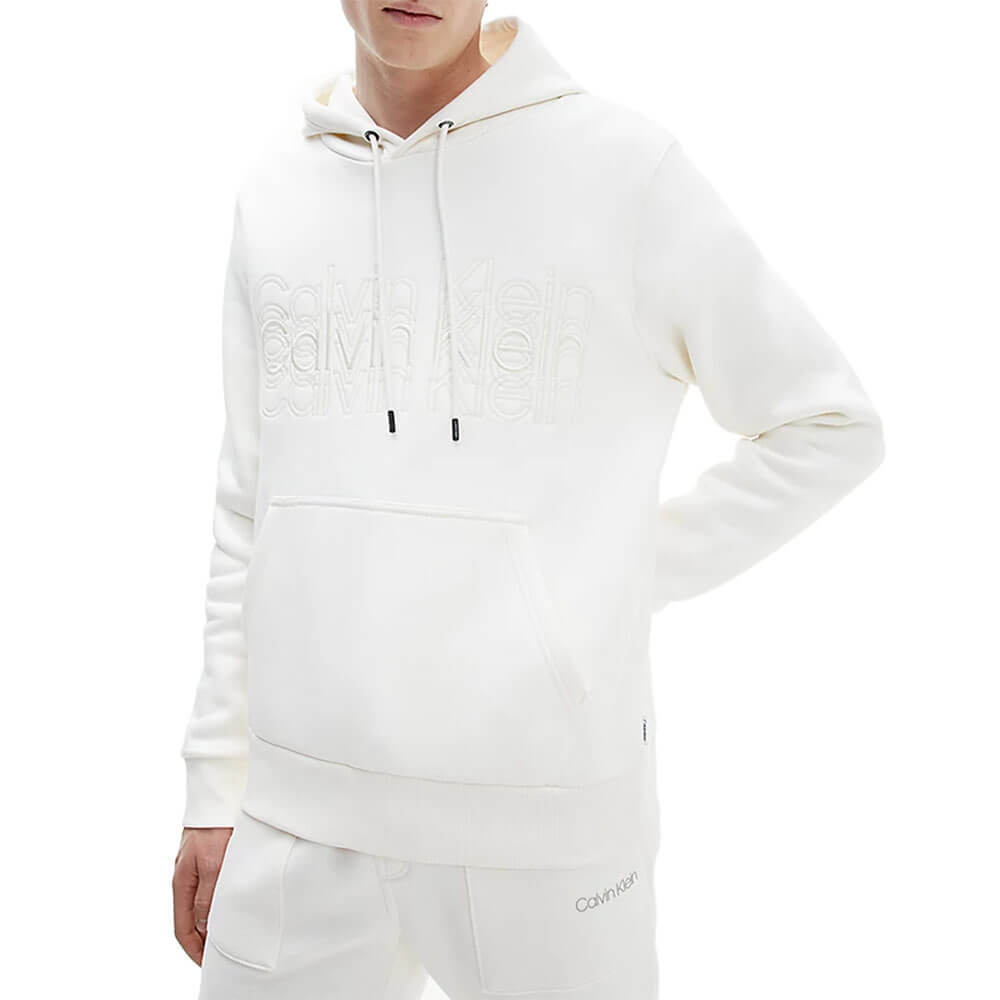 סווטשירט קפוצ'ון קלווין קליין Multi Logo Hoodie גברים