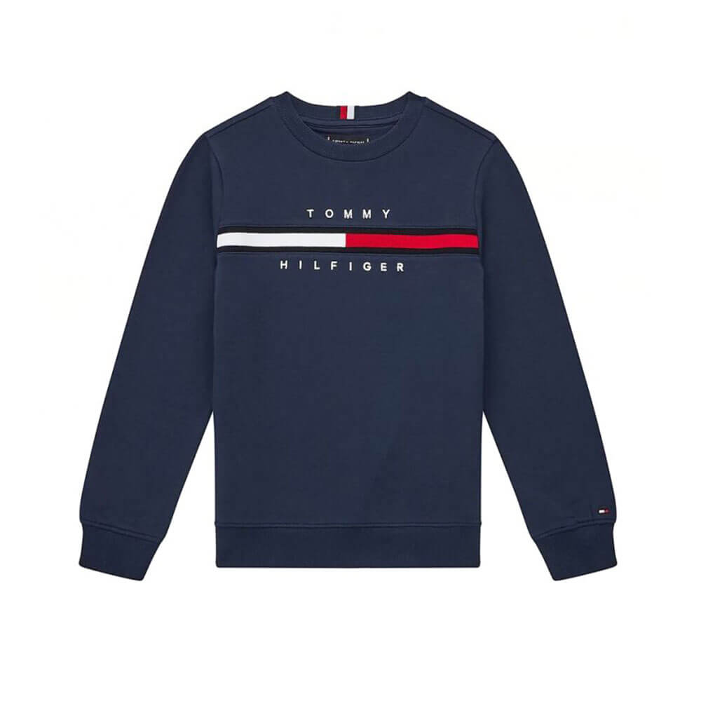 סווטשירט טומי הילפיגר B Flag Rib Insert Sweatshirt בנים