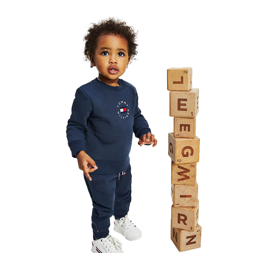 סט טומי הילפיגר Baby Heritage Logo Set יוניסקס