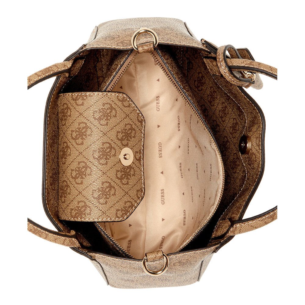 תיק Guess Brenton Sml Girlfriend Satchel נשים