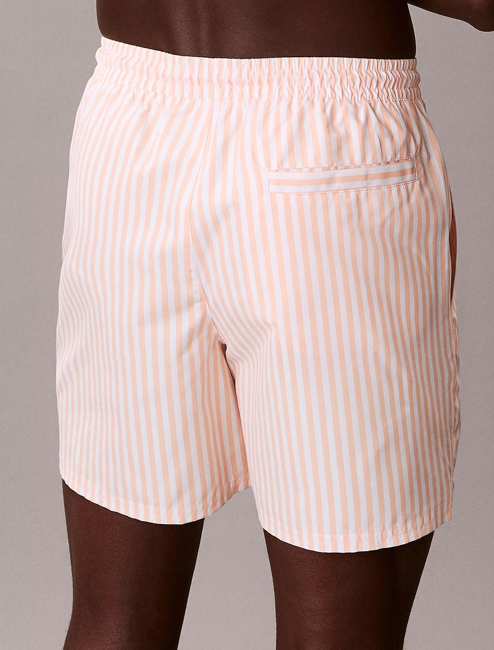 מכנס בגד ים קלווין קליין Medium Drawstring Swim Shorts - CK Monogram גברים