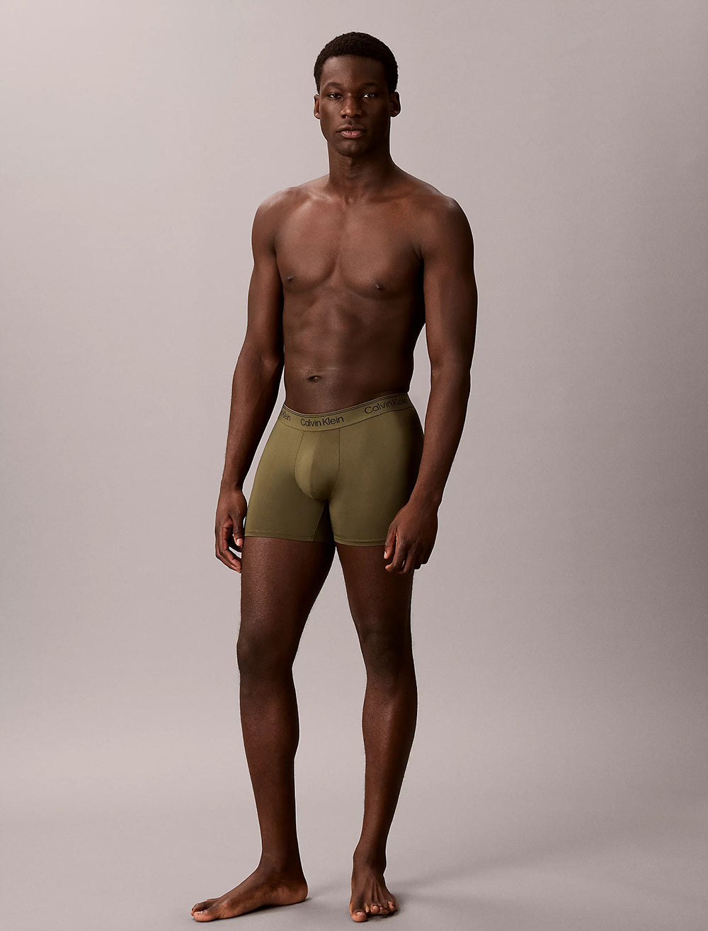 מארז שלשיית תחתוני קלווין קליין 3 Pack Boxer Briefs - Microfibre Stretch גברים