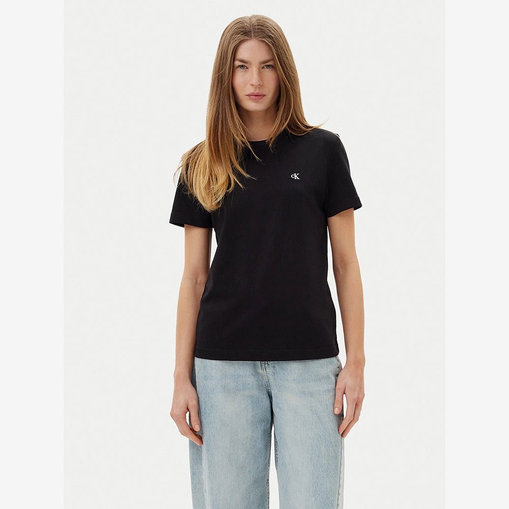 חולצת טישירט קצרה קלווין קליין Archive Jersey Crew Tee נשים