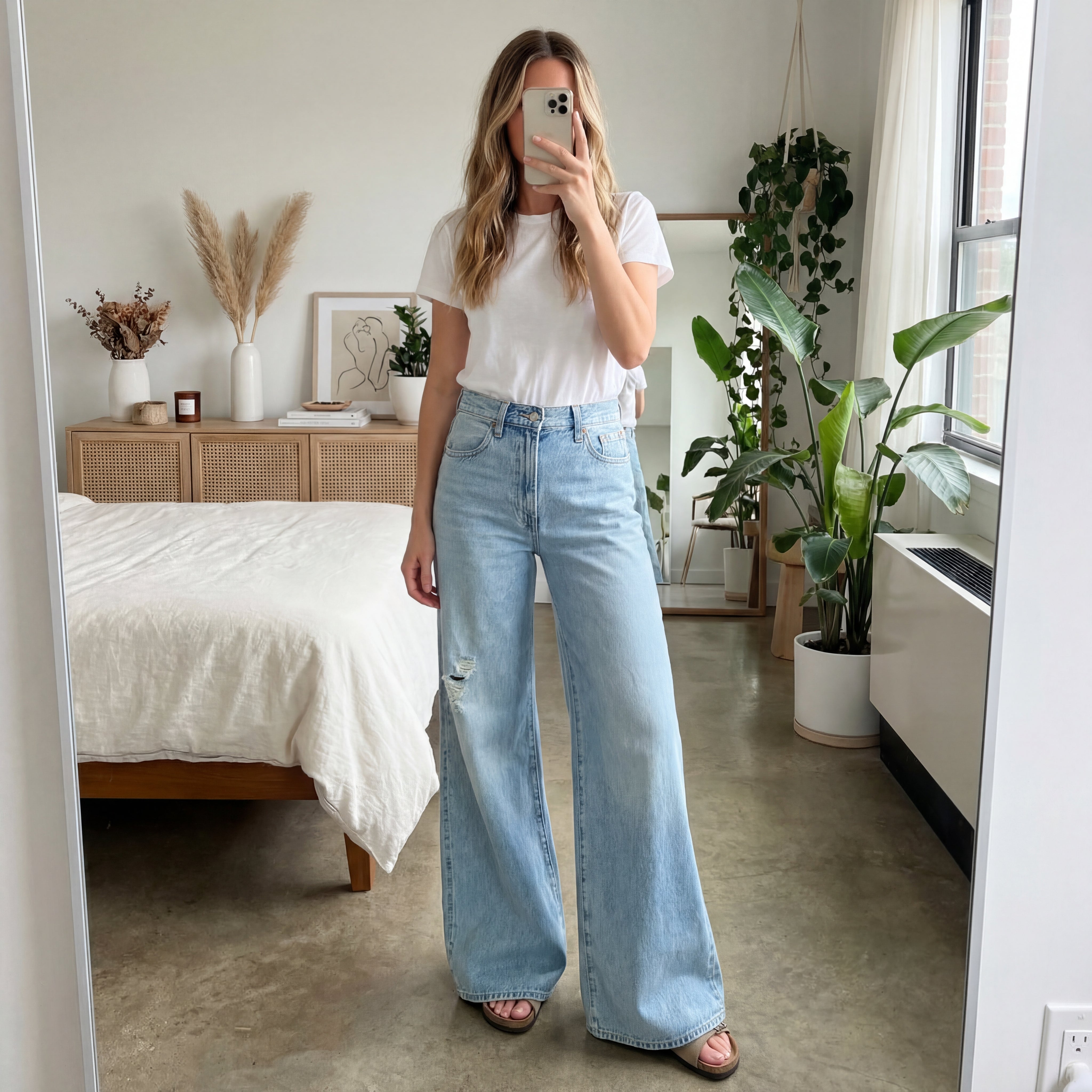 ג'ינס קלווין קליין The Super Wide נשים