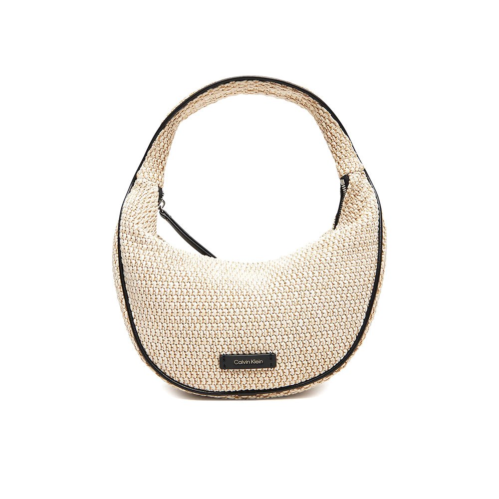 תיק קלווין קליין Raffia Hobo נשים