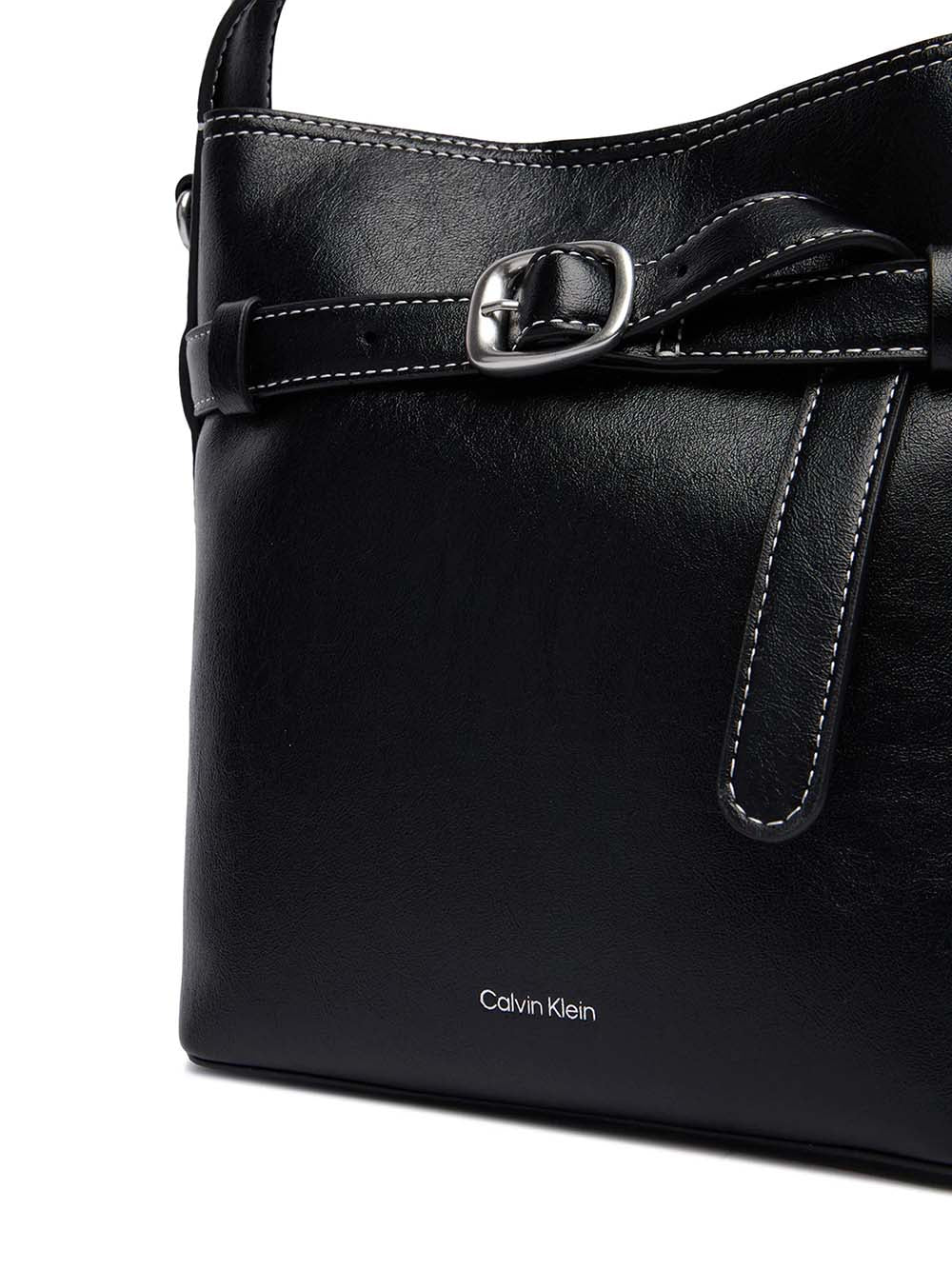תיק קלווין קליין Buckle Mini Bucket Crossbody נשים
