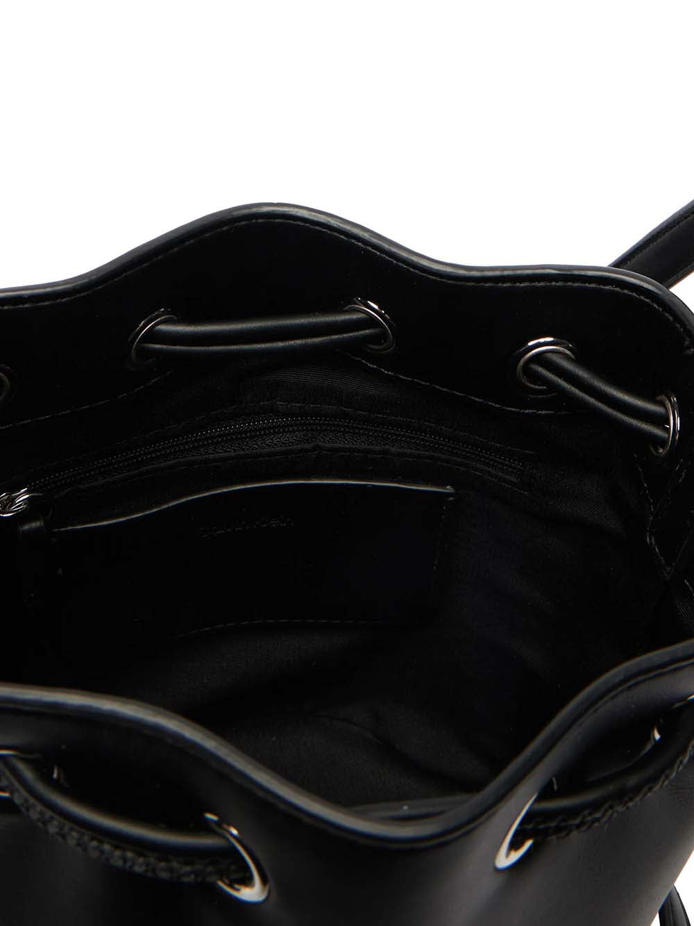 תיק קלווין קליין Emblem Jacquard Bucket Bag נשים