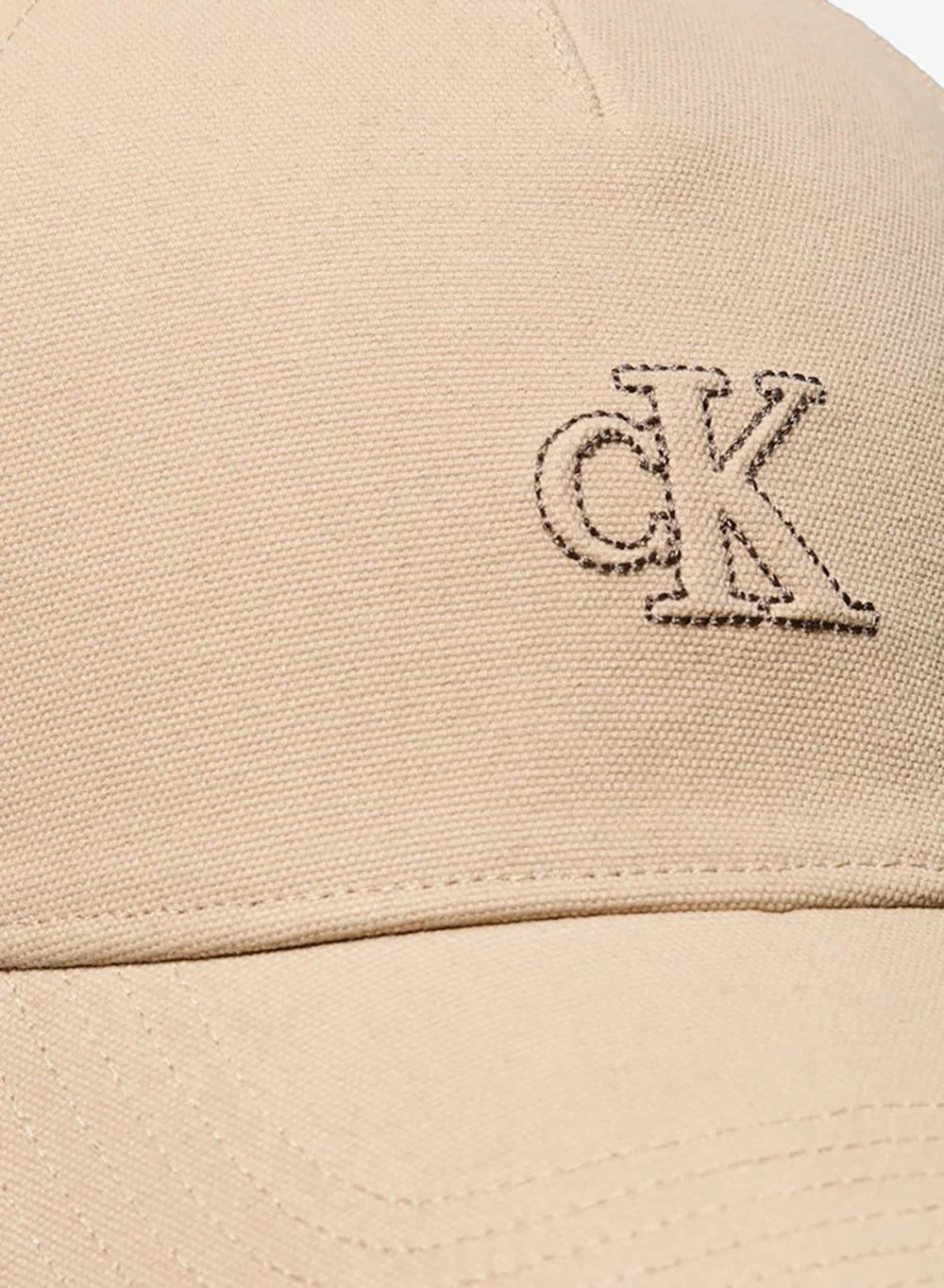 כובע קלווין קליין Cotton Canvas Monogram Baseball Cap נשים