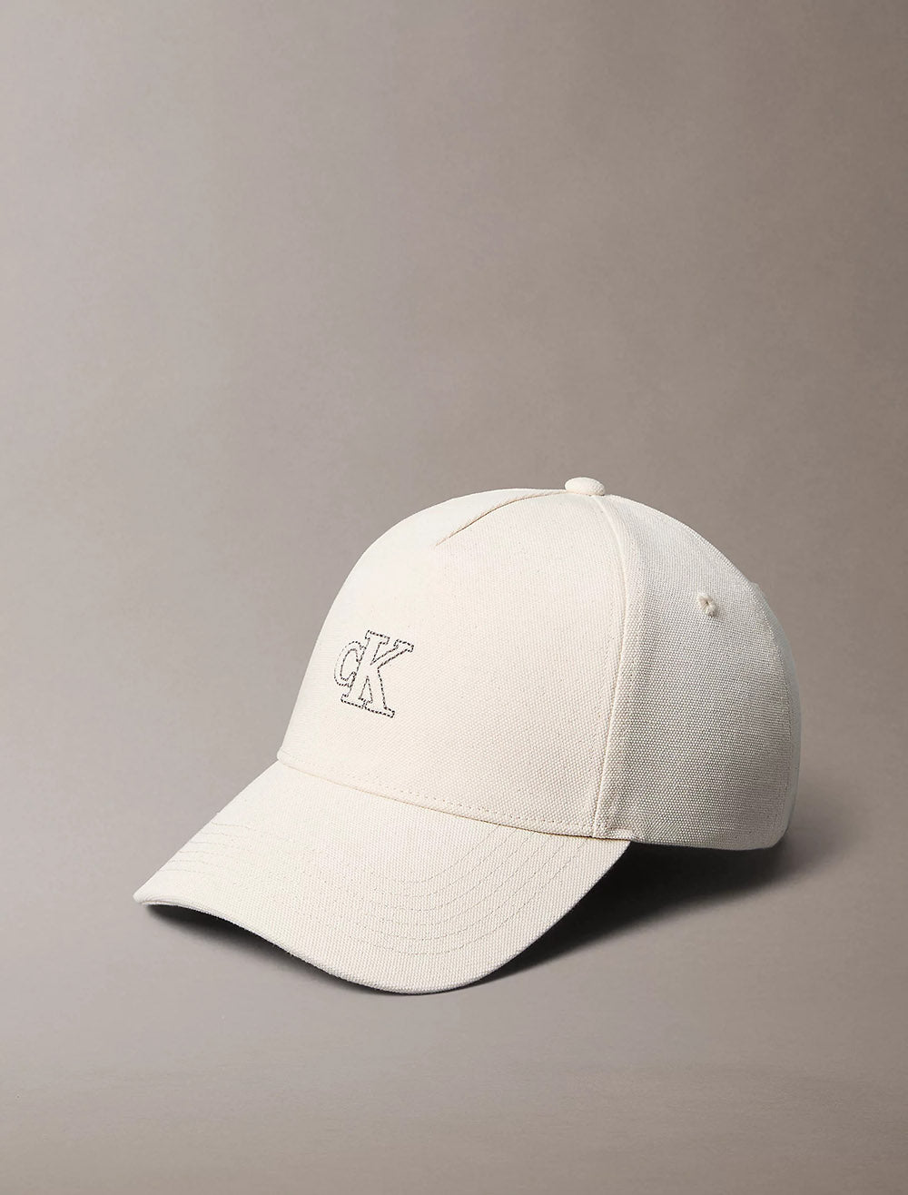 כובע קלווין קליין Cotton Canvas Monogram Baseball Cap נשים